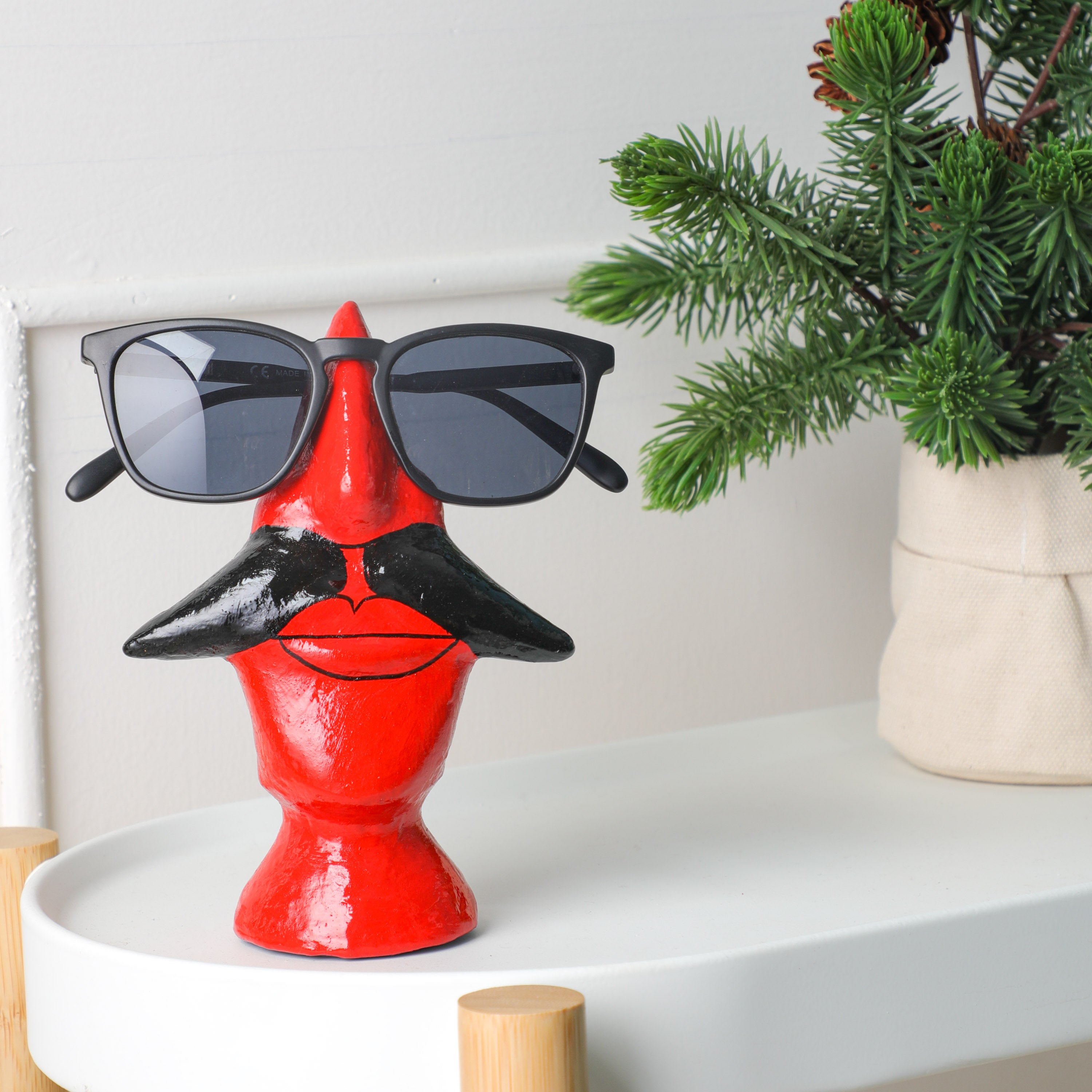 Handmade Wooden Sunglass Holder for Stylish Indoors online