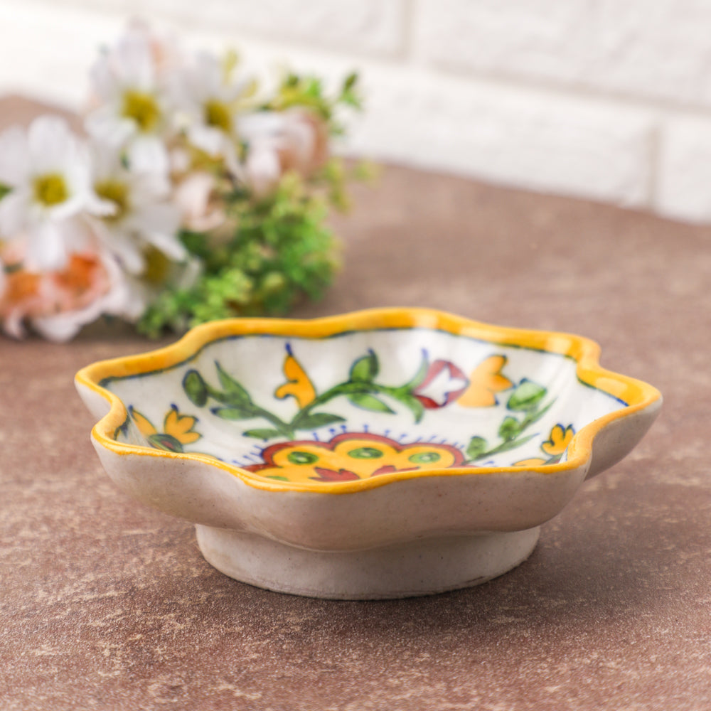 Ceramic Trinket Bowl for Indian Pooja Rituals in the USA