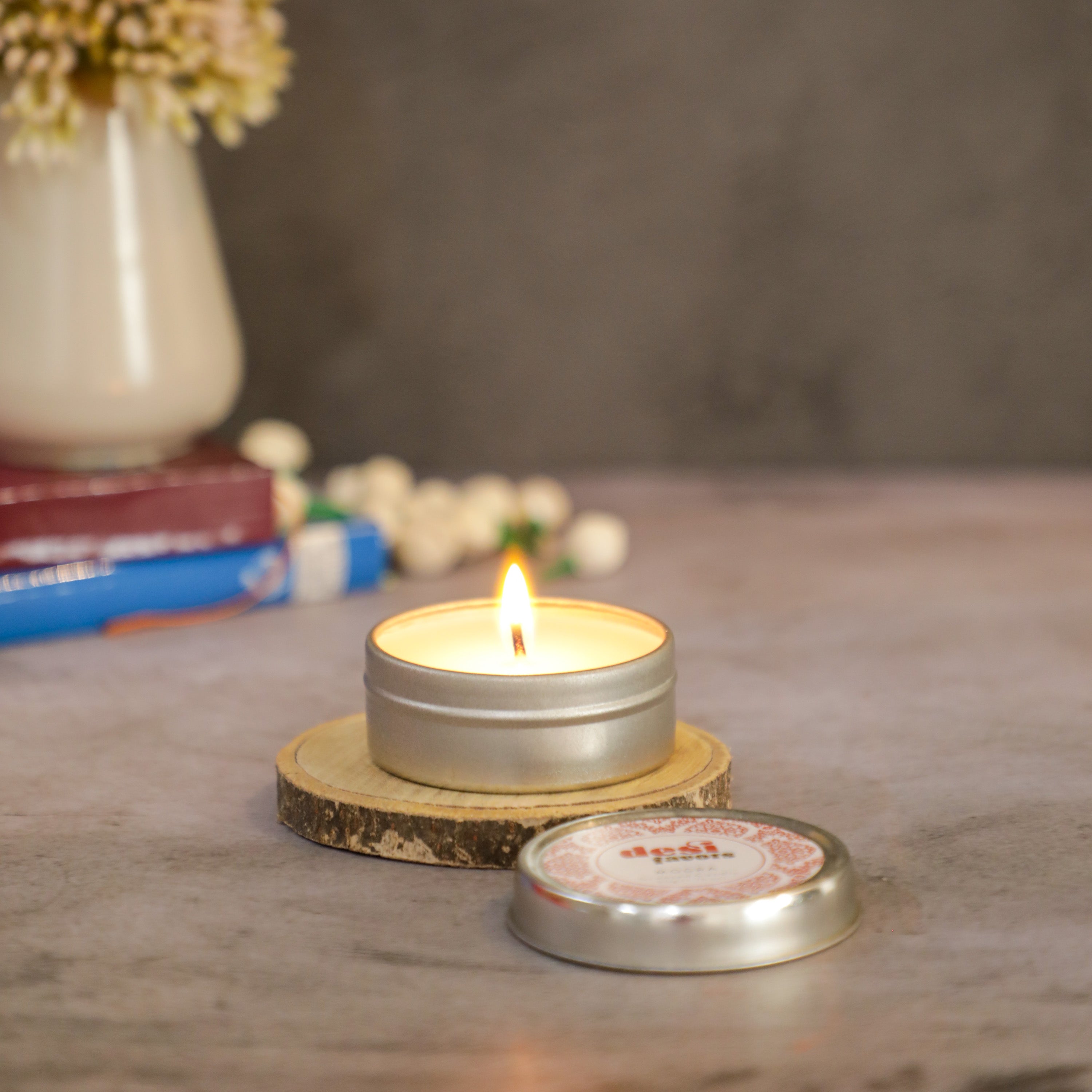 Round Shape Aroma Scented Soy Wax Candle