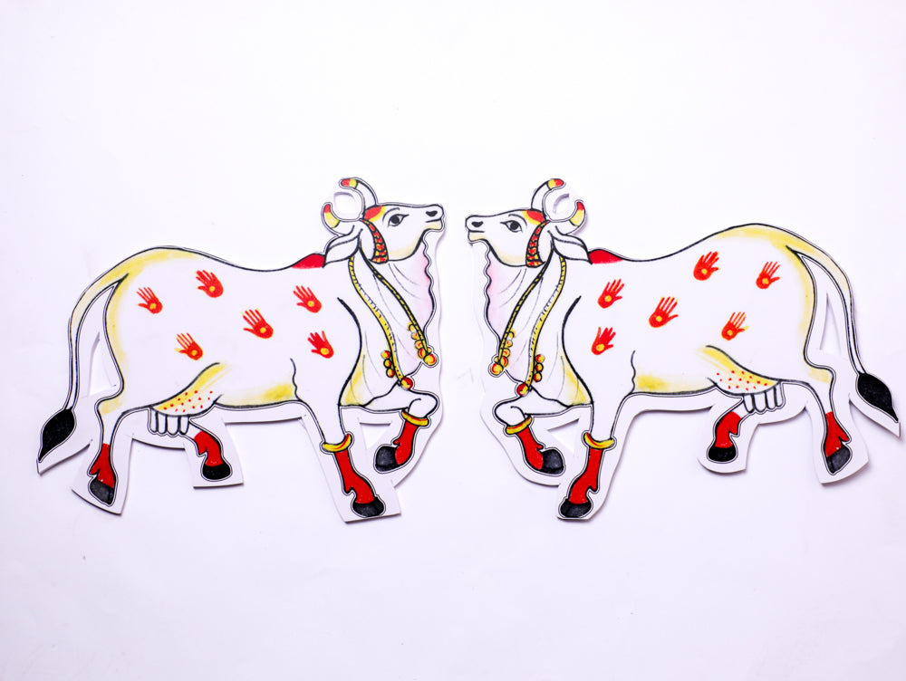 Kamdhenu auspicious cow cutouts for decor