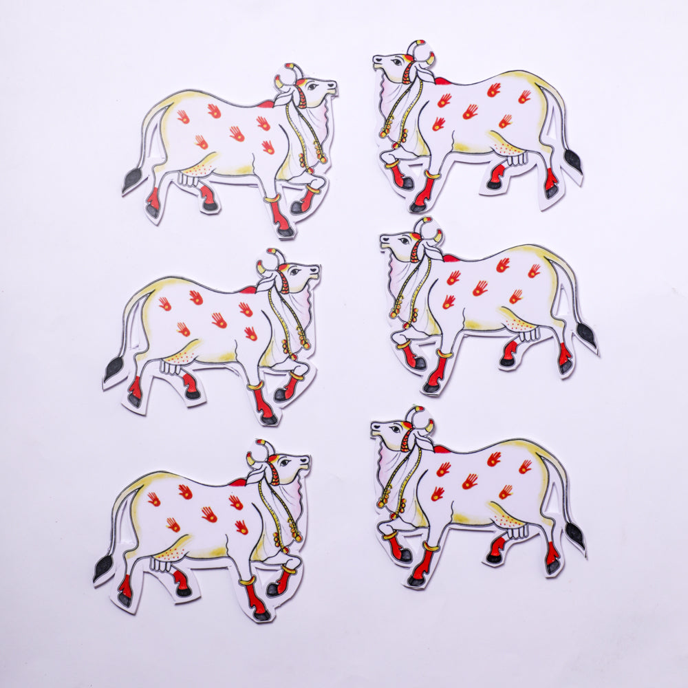 Traditional Indian Cow cutouts for background decor