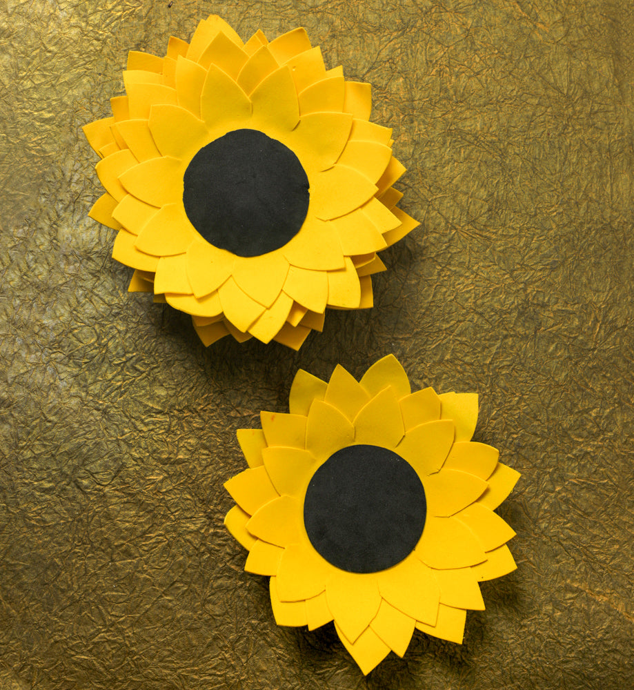 Sunflower decor props for background decoration