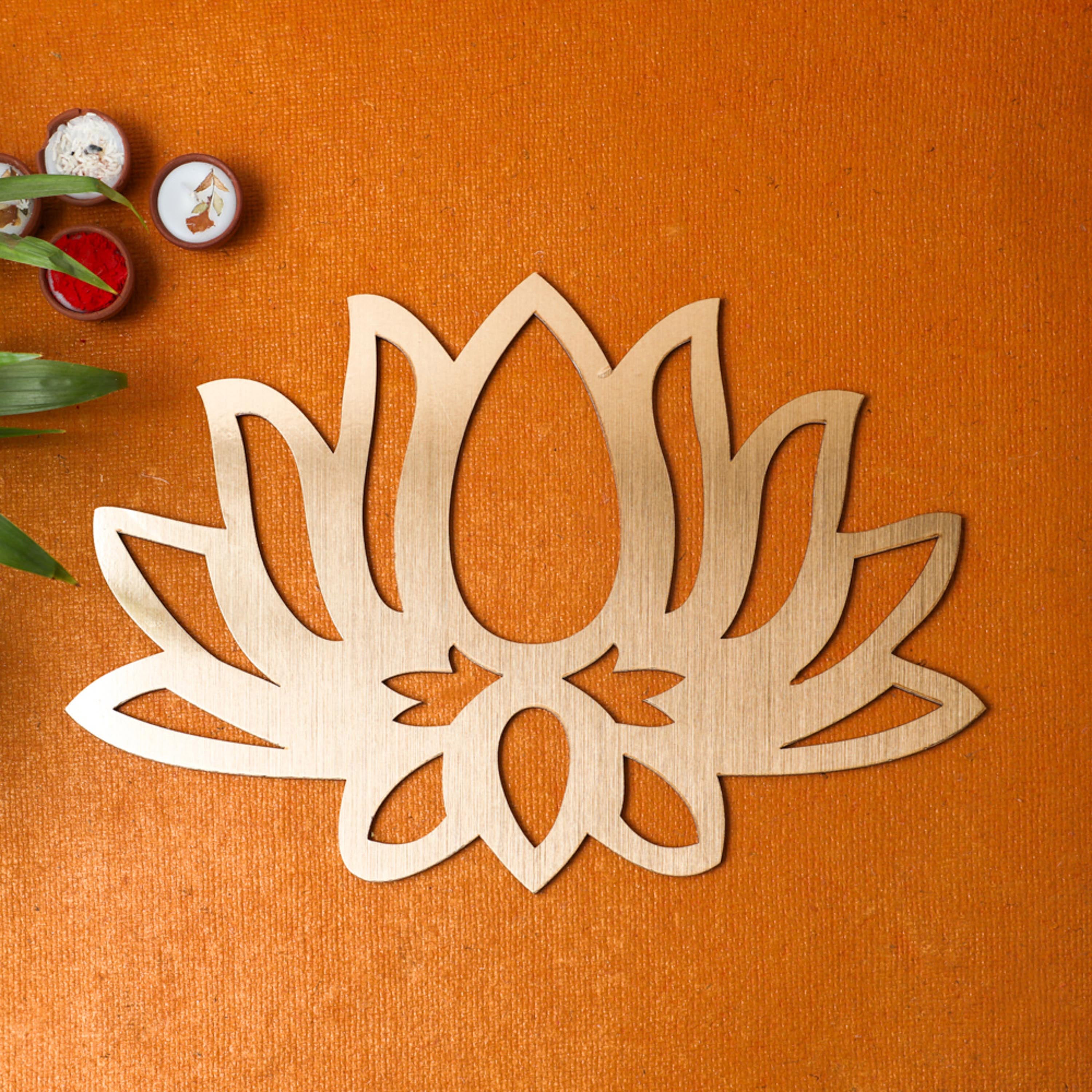 Lotus theme wedding decor cutouts