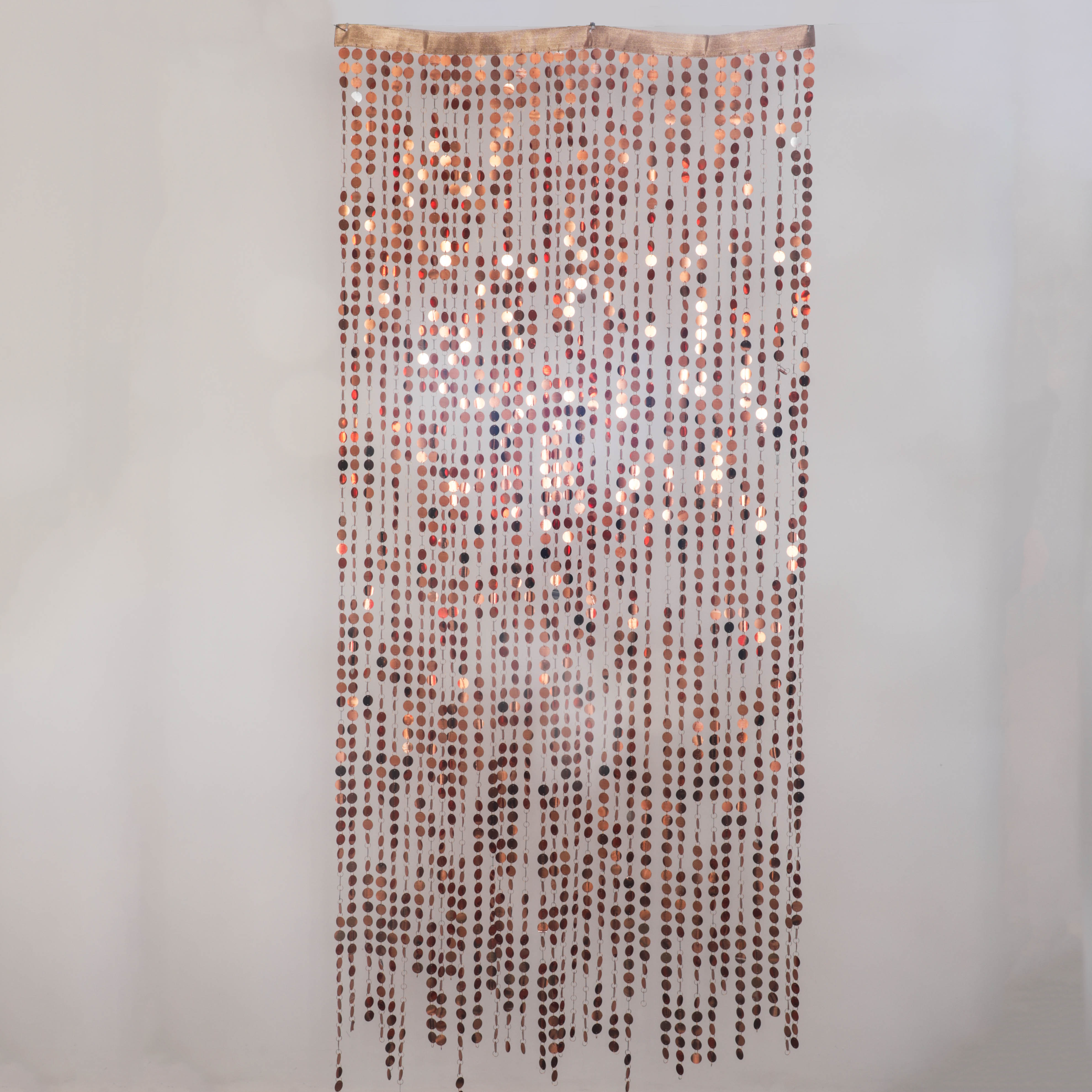 Shiny beaded curtain for party decorations