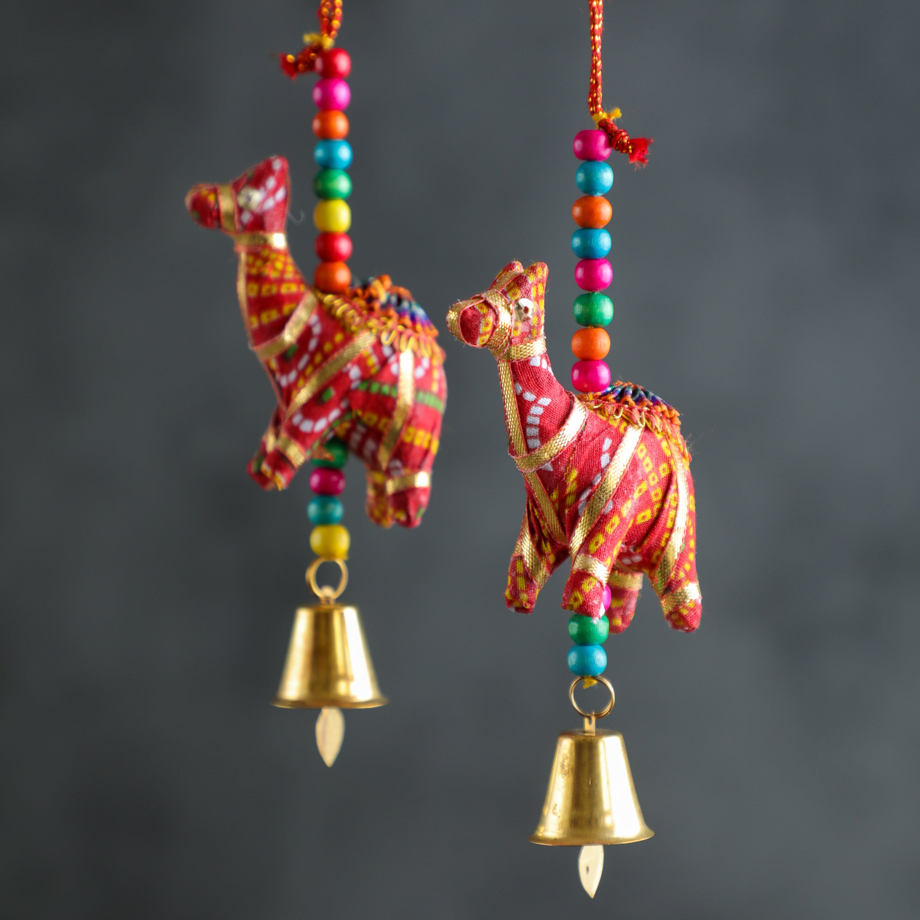 Rajasthani Fabric Camel Charm for Gifting