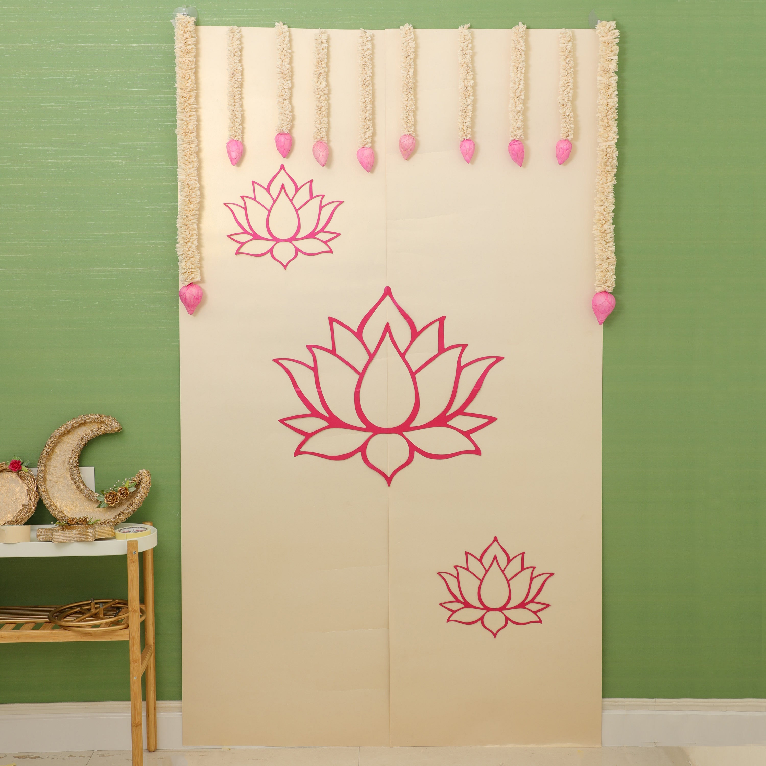Lotus Theme Varalakshmi Vratham Decoration online in the USA