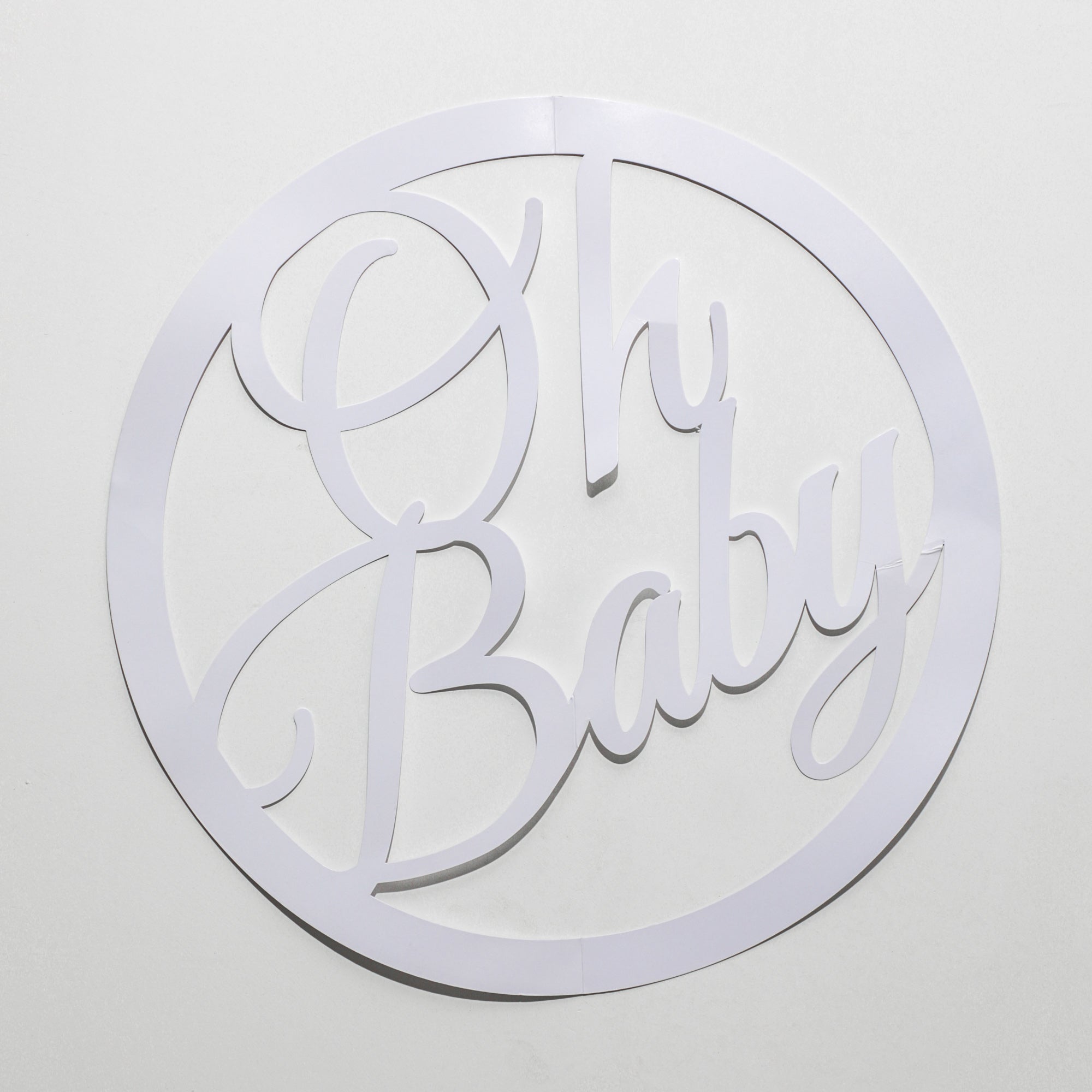 Oh Baby background decoration cutouts for kids parties