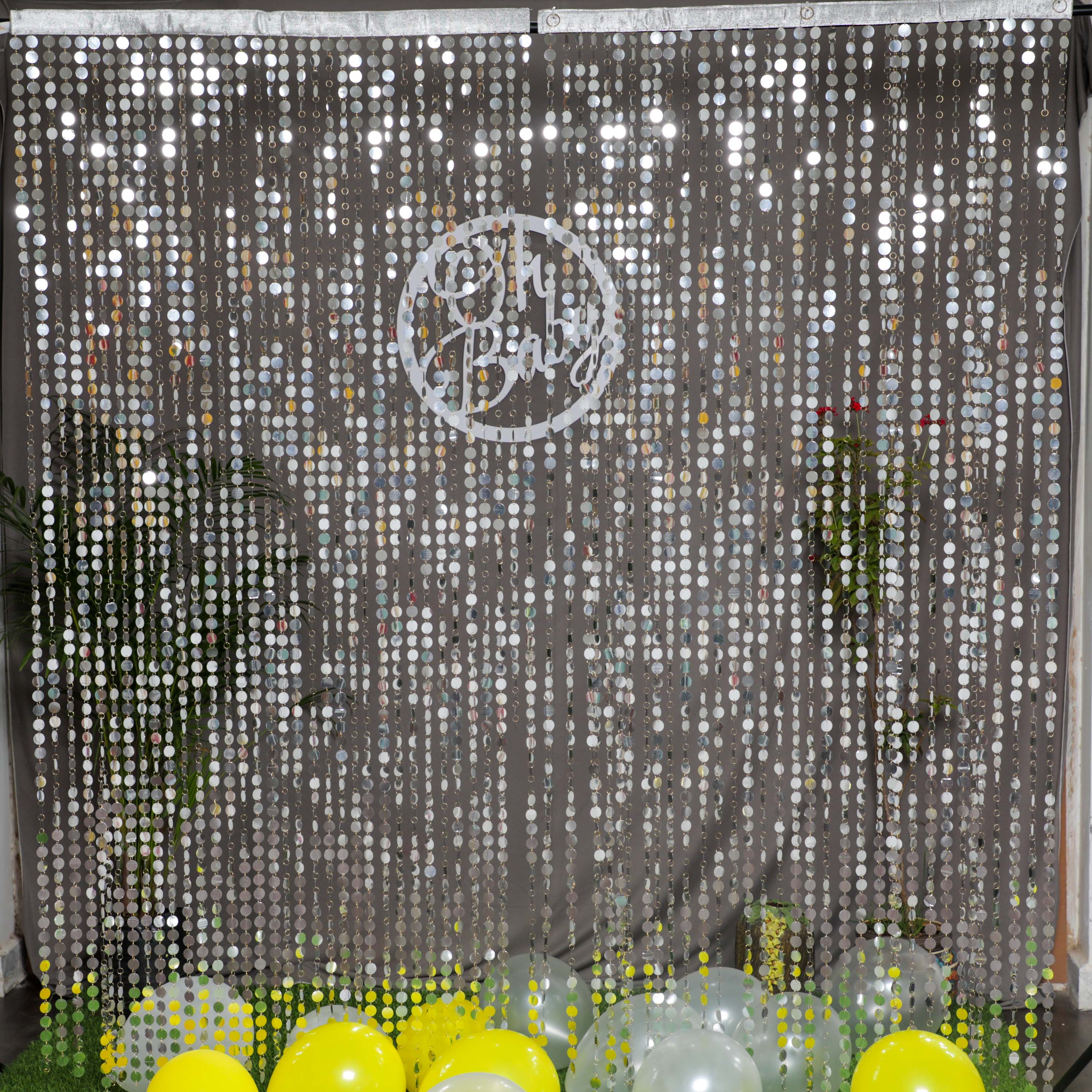Shining beaded curtains for party decorations