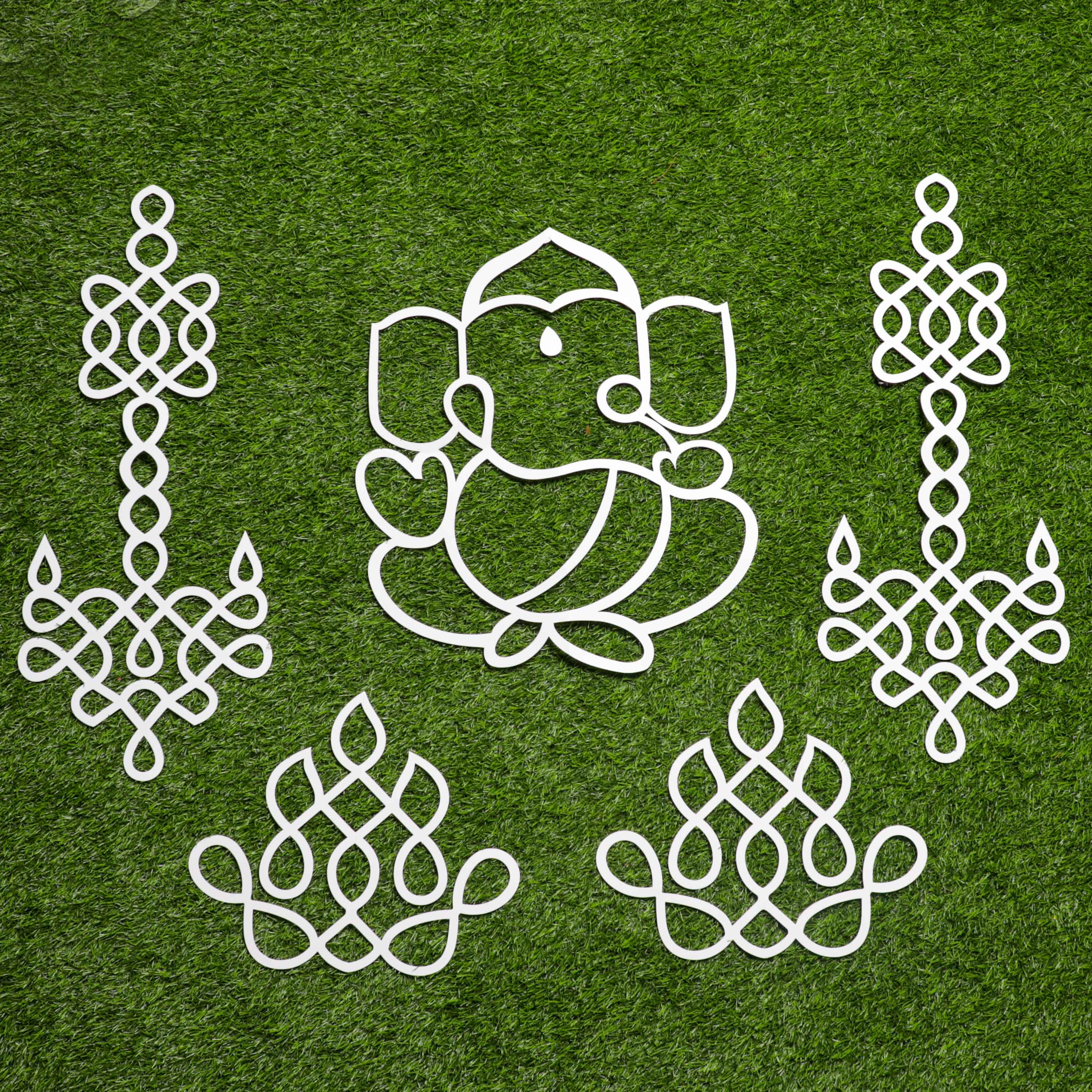 Vinayaka chavithi decor kit cutouts