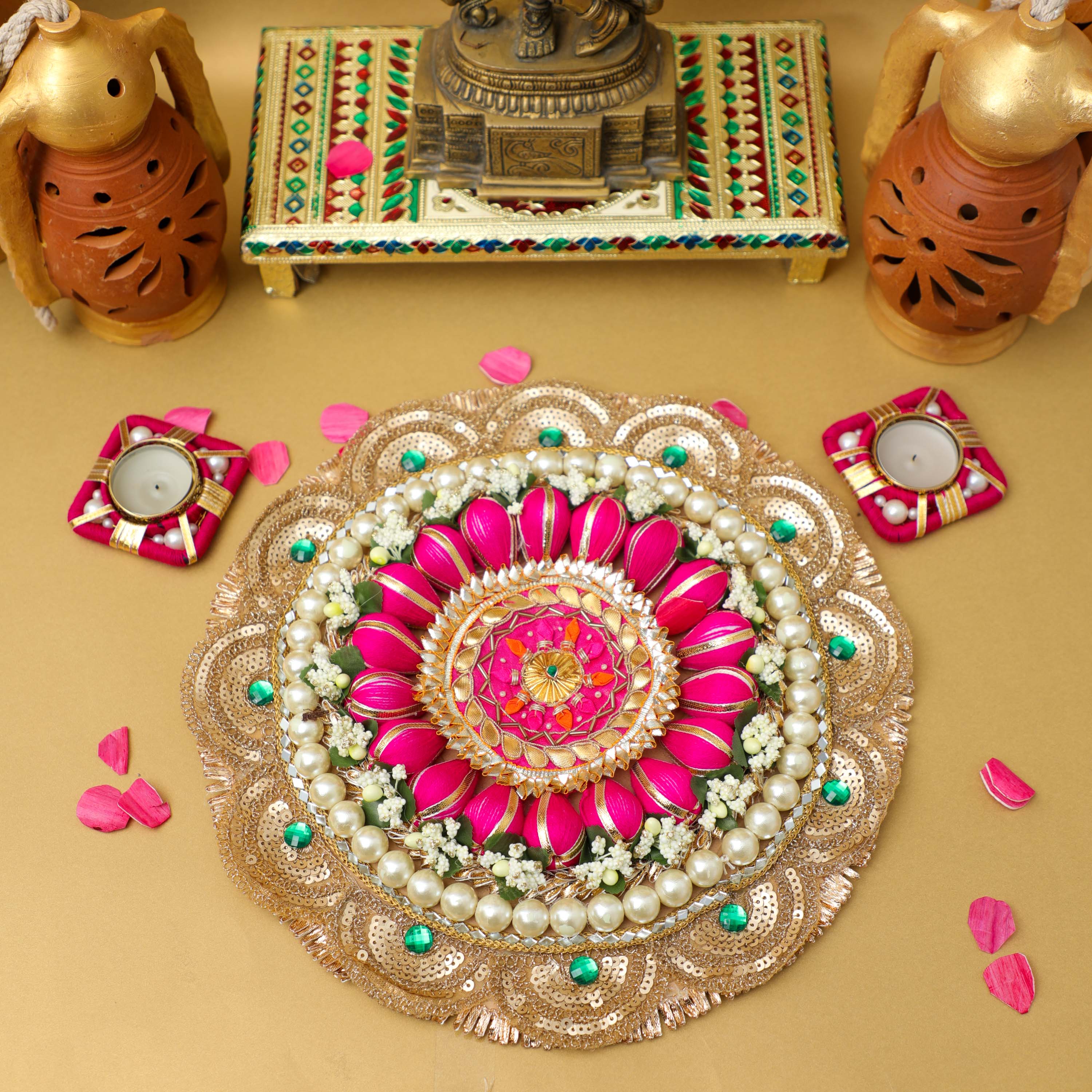 Cloth Rangoli Buy Embroidery Rangoli Home Décor Return Gifts in the USA