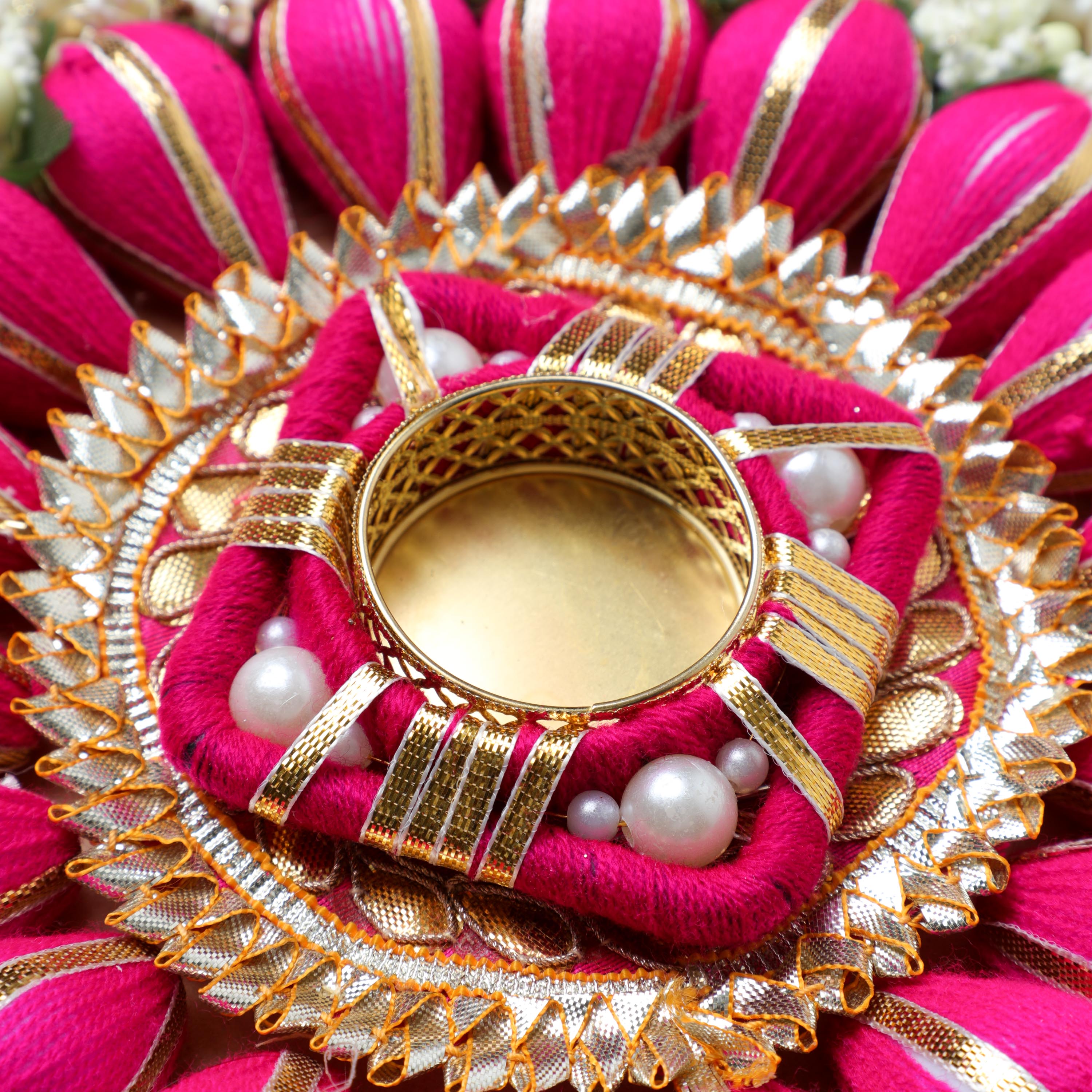 Embroidered Rangoli Mat and Tea Light Holders for sale in the USA