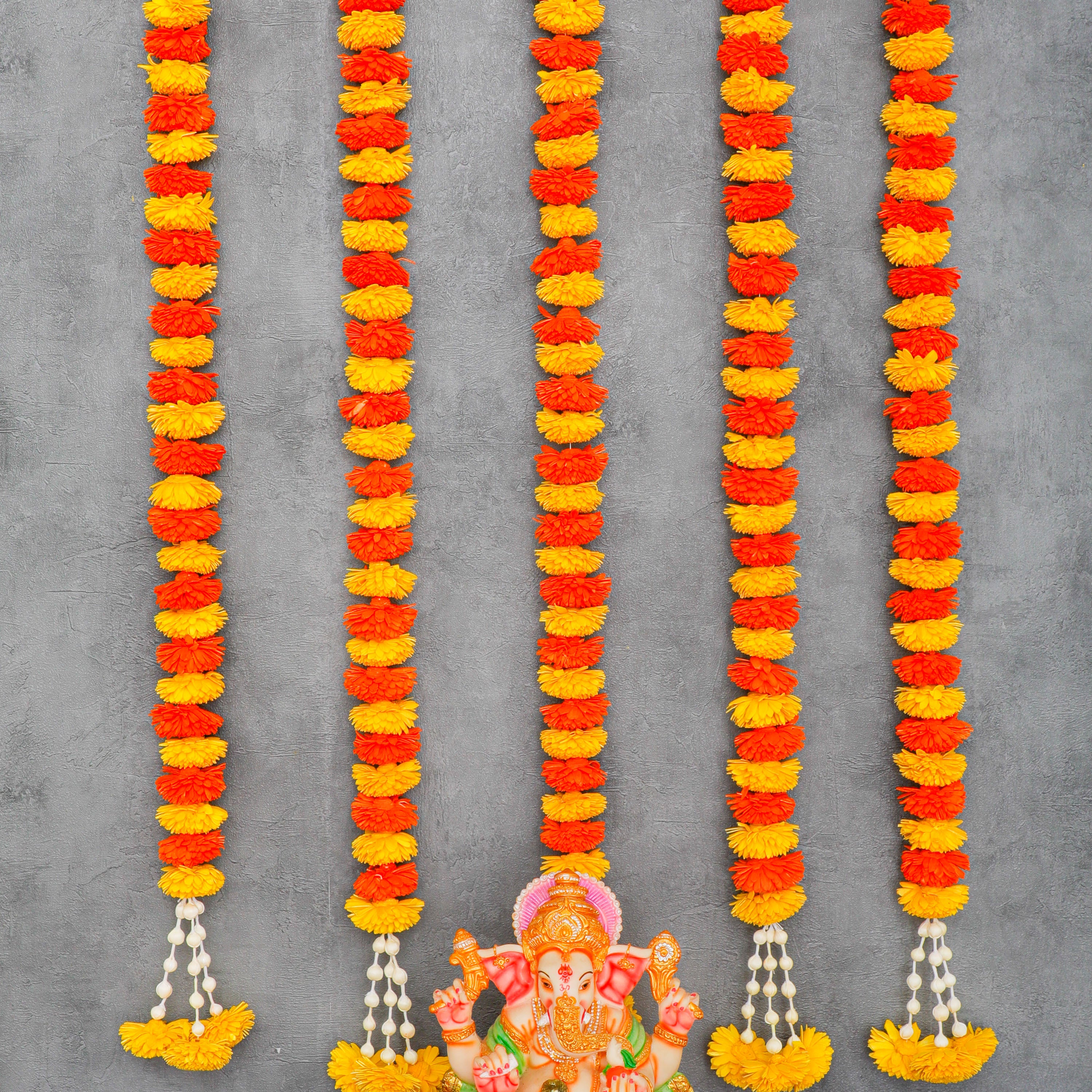 Multicolor Shola Garlands are stunning and made of lightweight and durable Shola wood