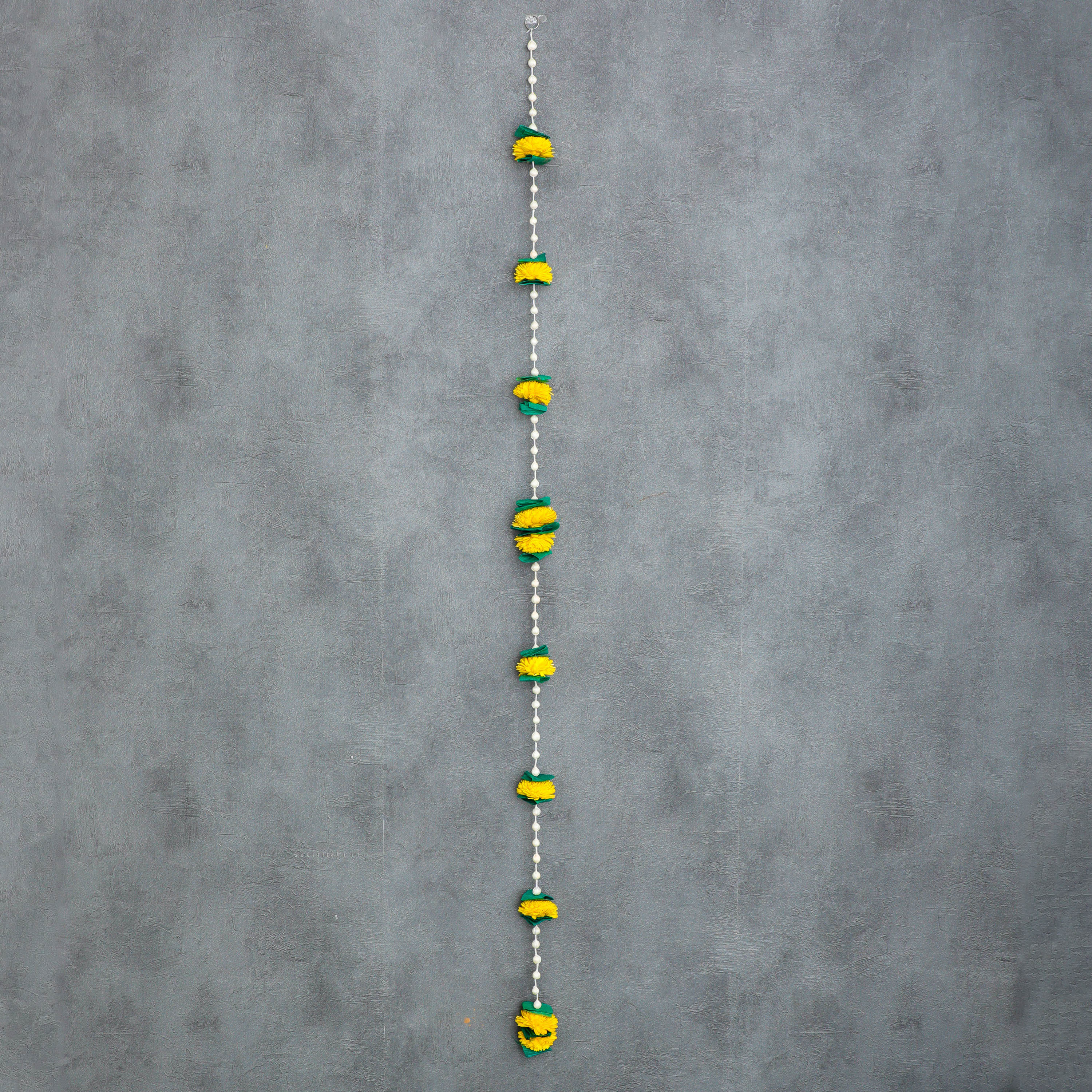 perfect for indian wedding & festival garland arrangements. 5 ft and Comes with a knob for easy hanging.