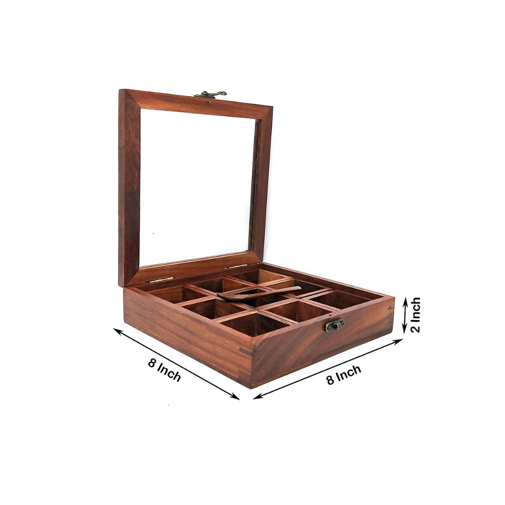Wooden Spice arranging box for kitchen