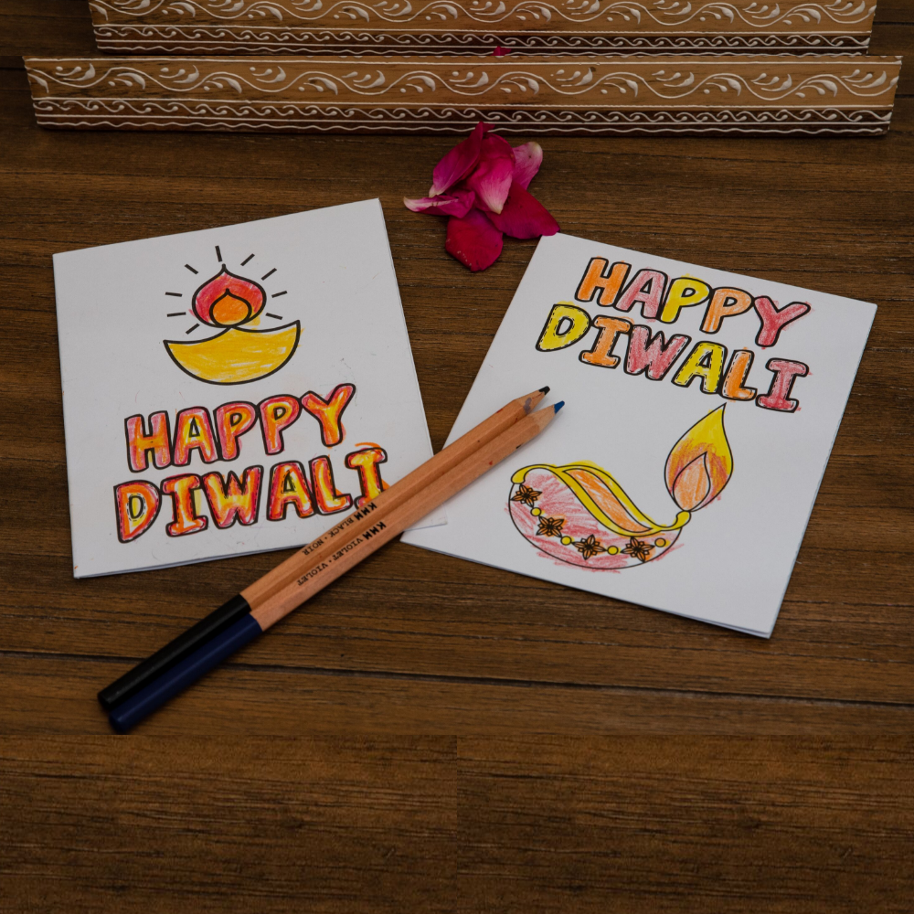 Diwali greeting cards for Kids