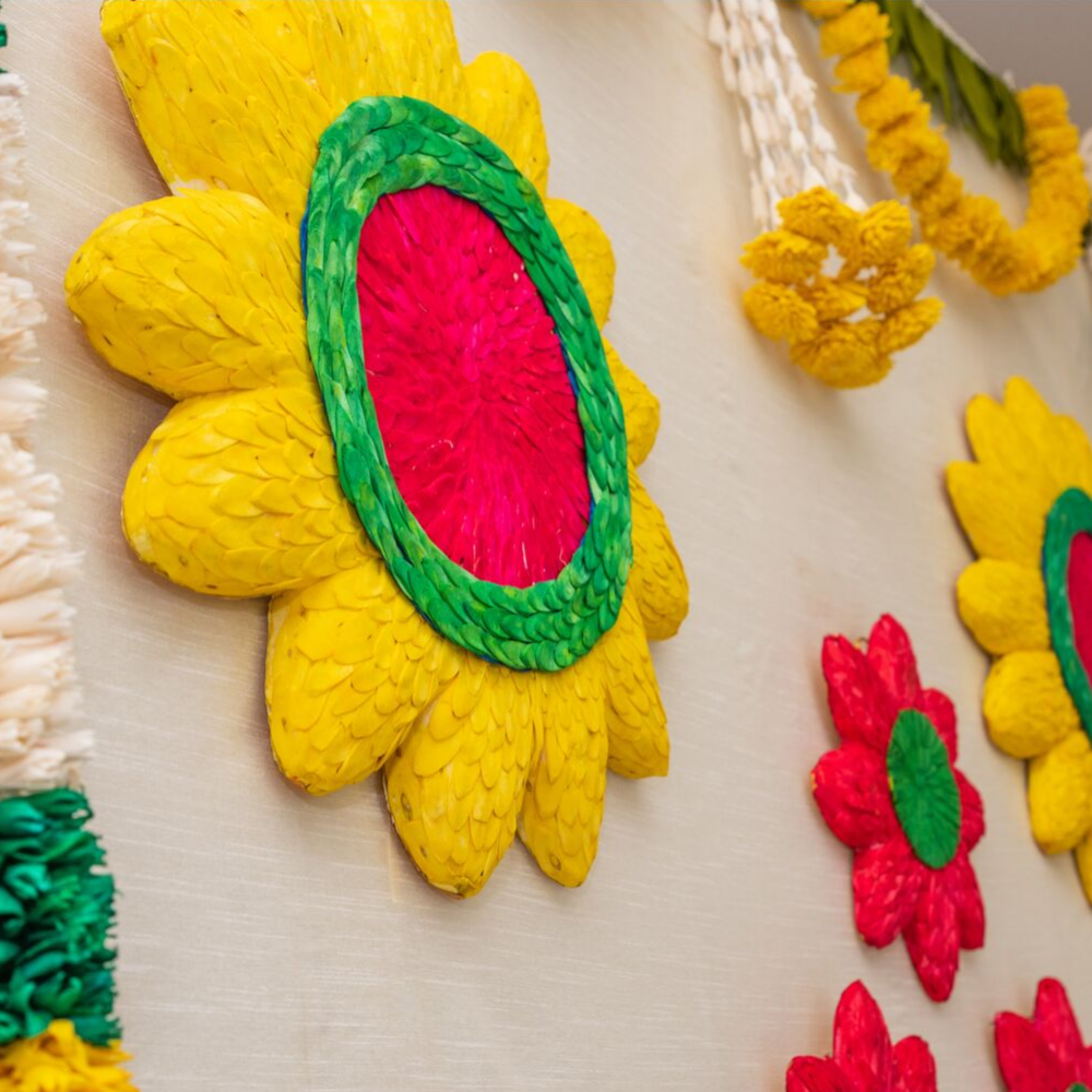 Diwali Dussehra Indian Pooja Celebrations Background Floral Prop