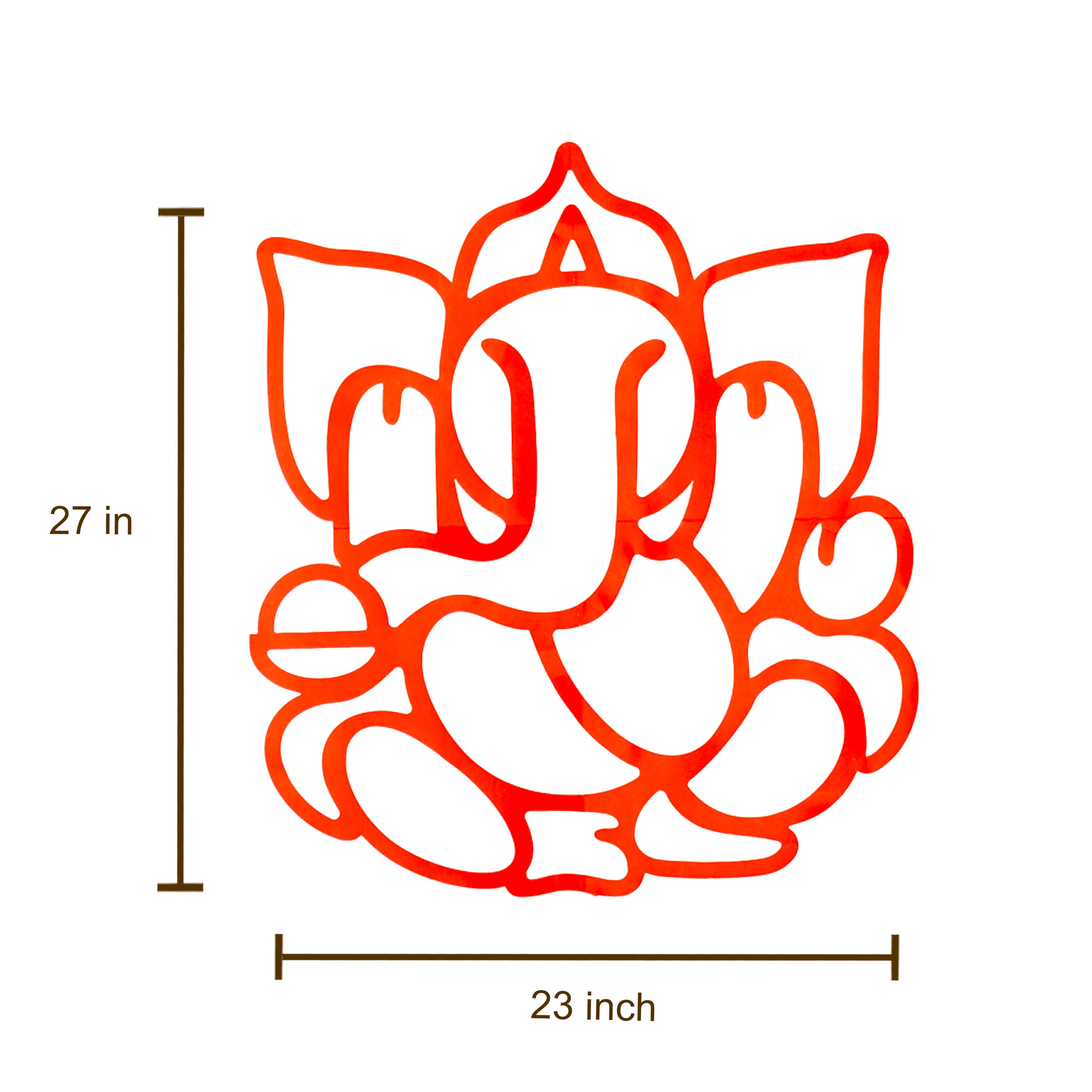 Indian Ganesha Pooja Decoration cutouts