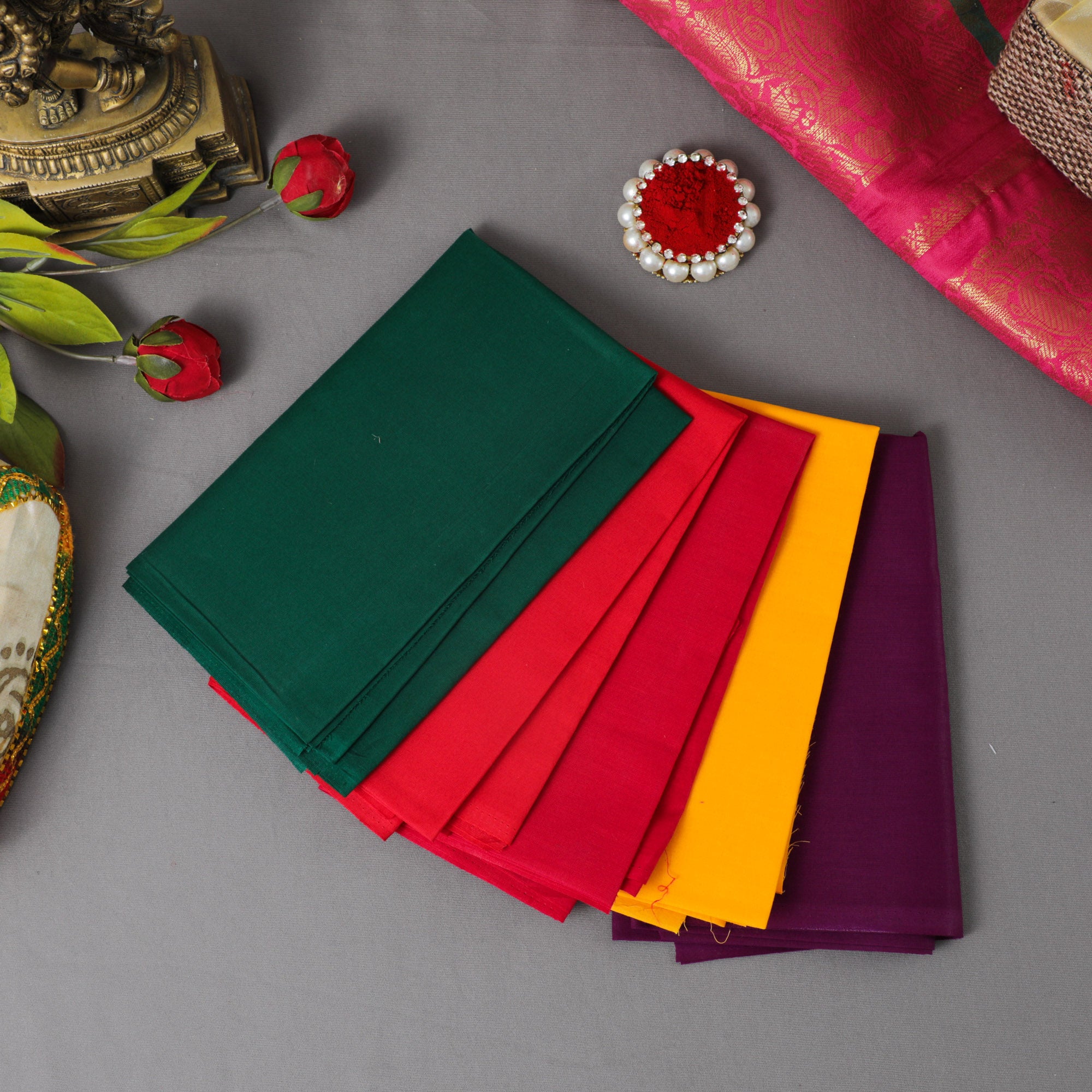 Pooja Ritual Blouse Pieces