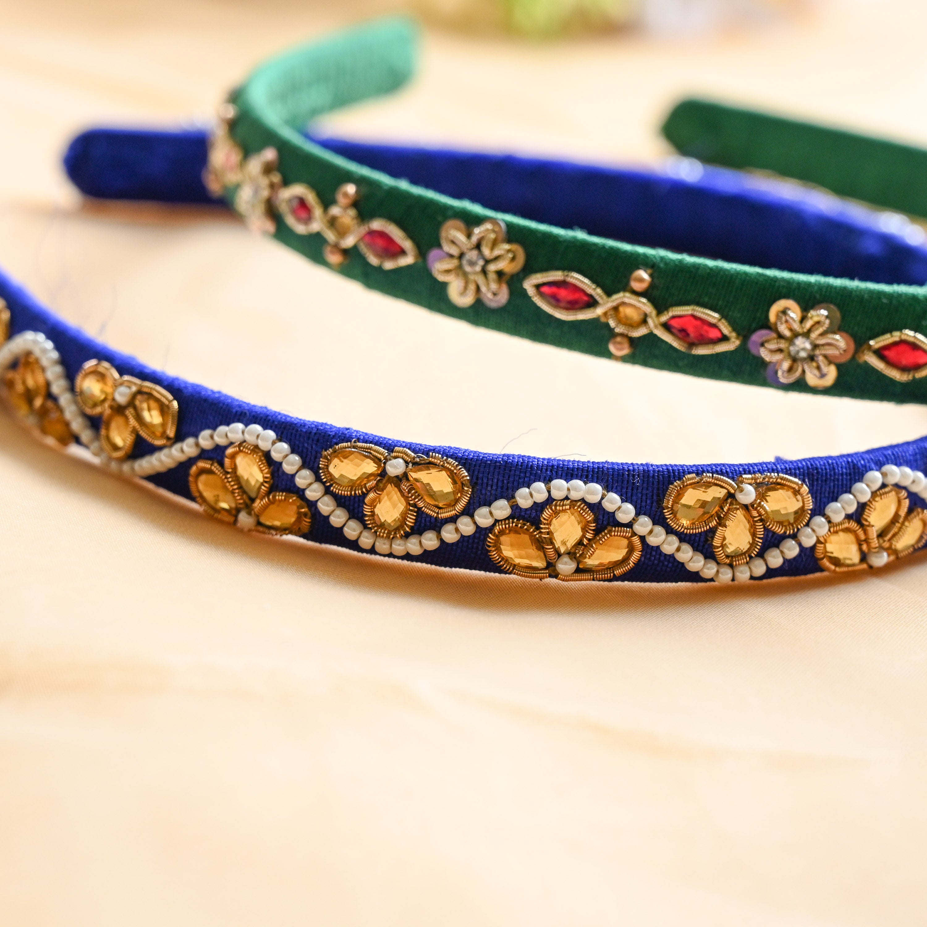 Embroidered Headbands for Girls