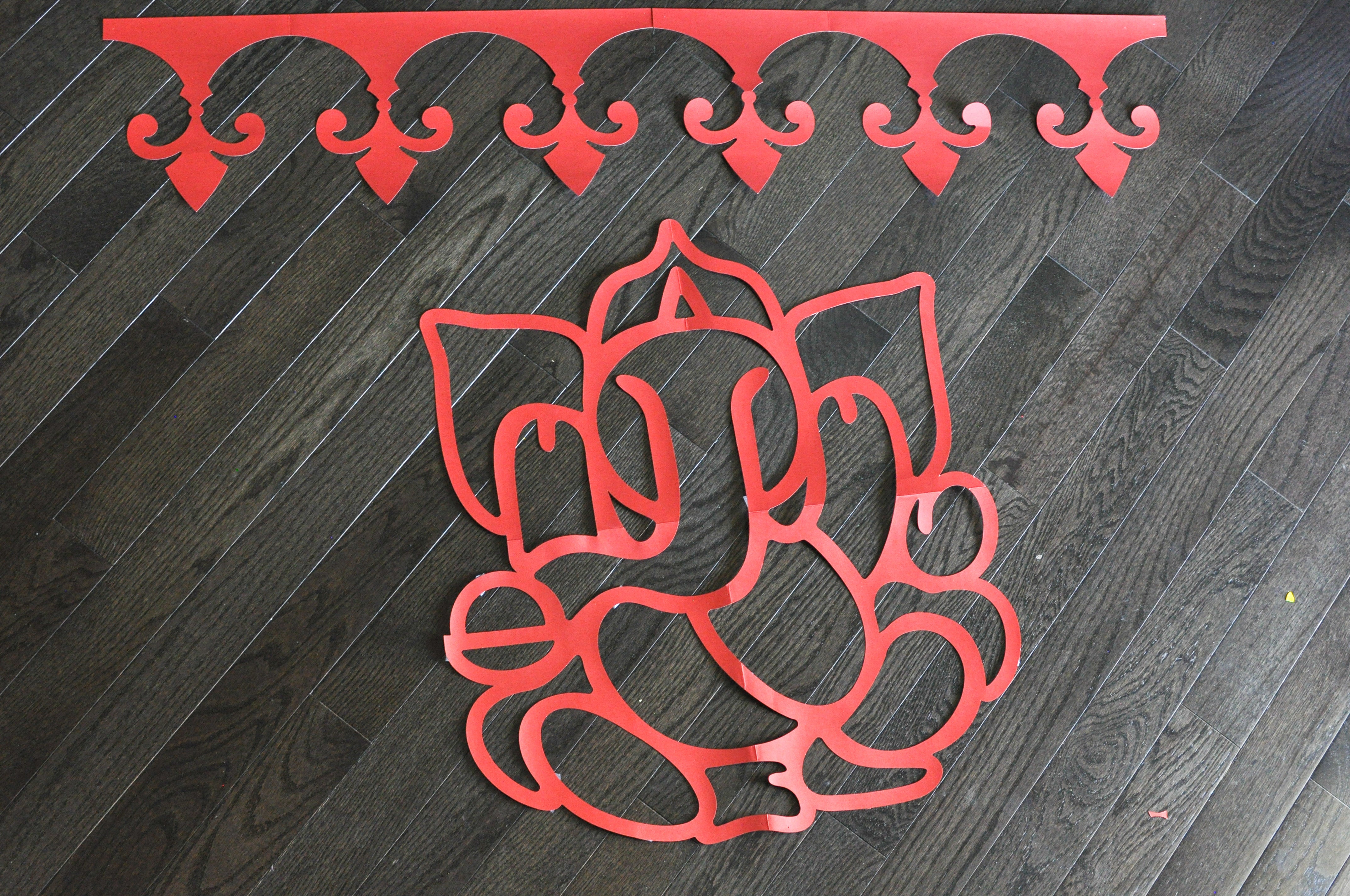 Ganesh and Border cutout for Vinayaka Chavithi in the USA