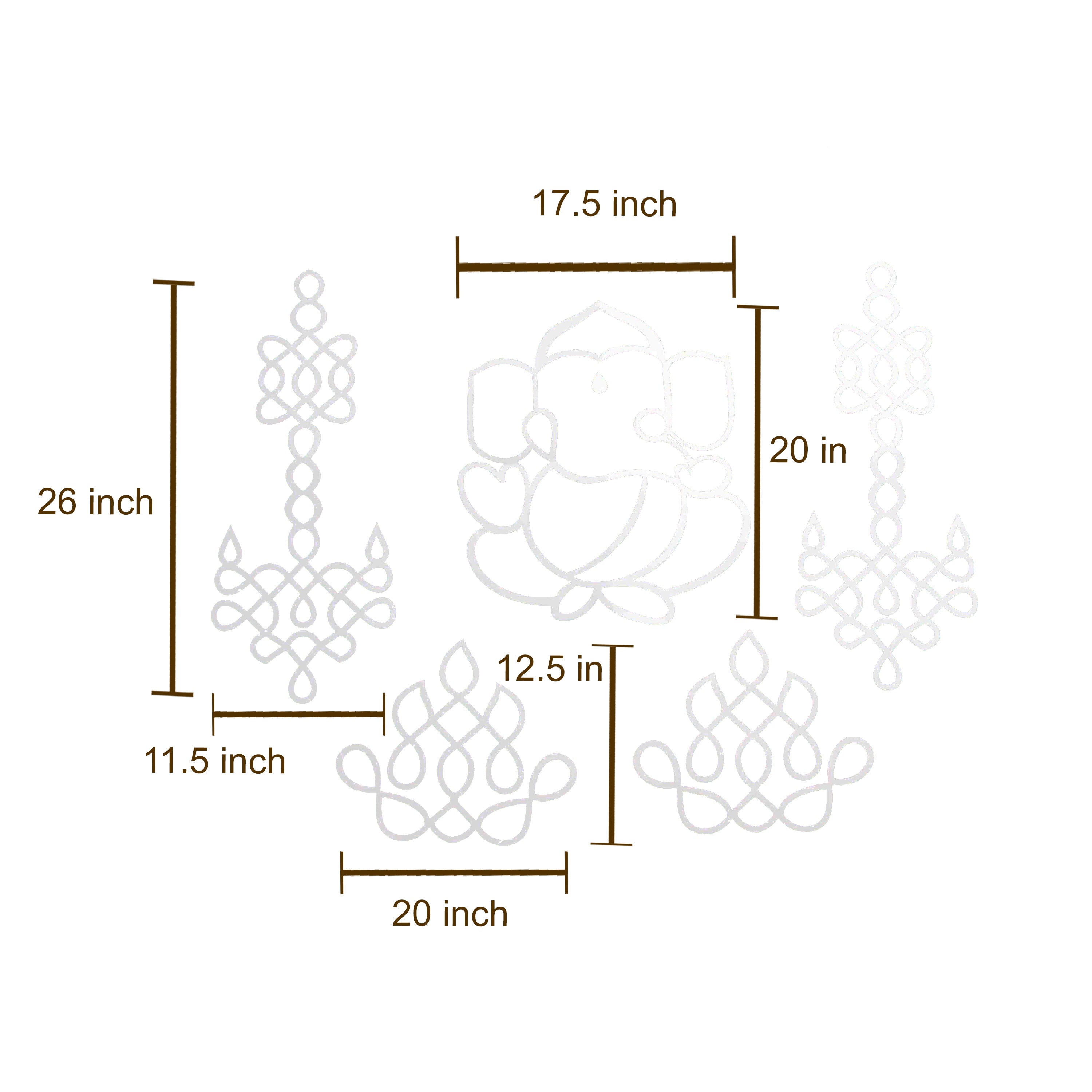 Traditional Indian Pooja Cutouts for Indians in the USA