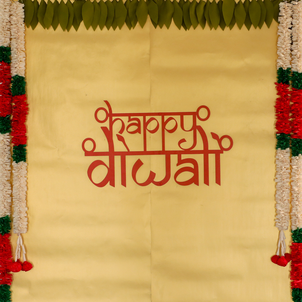 Diwali wishes banner for Diwali Party and Decoration