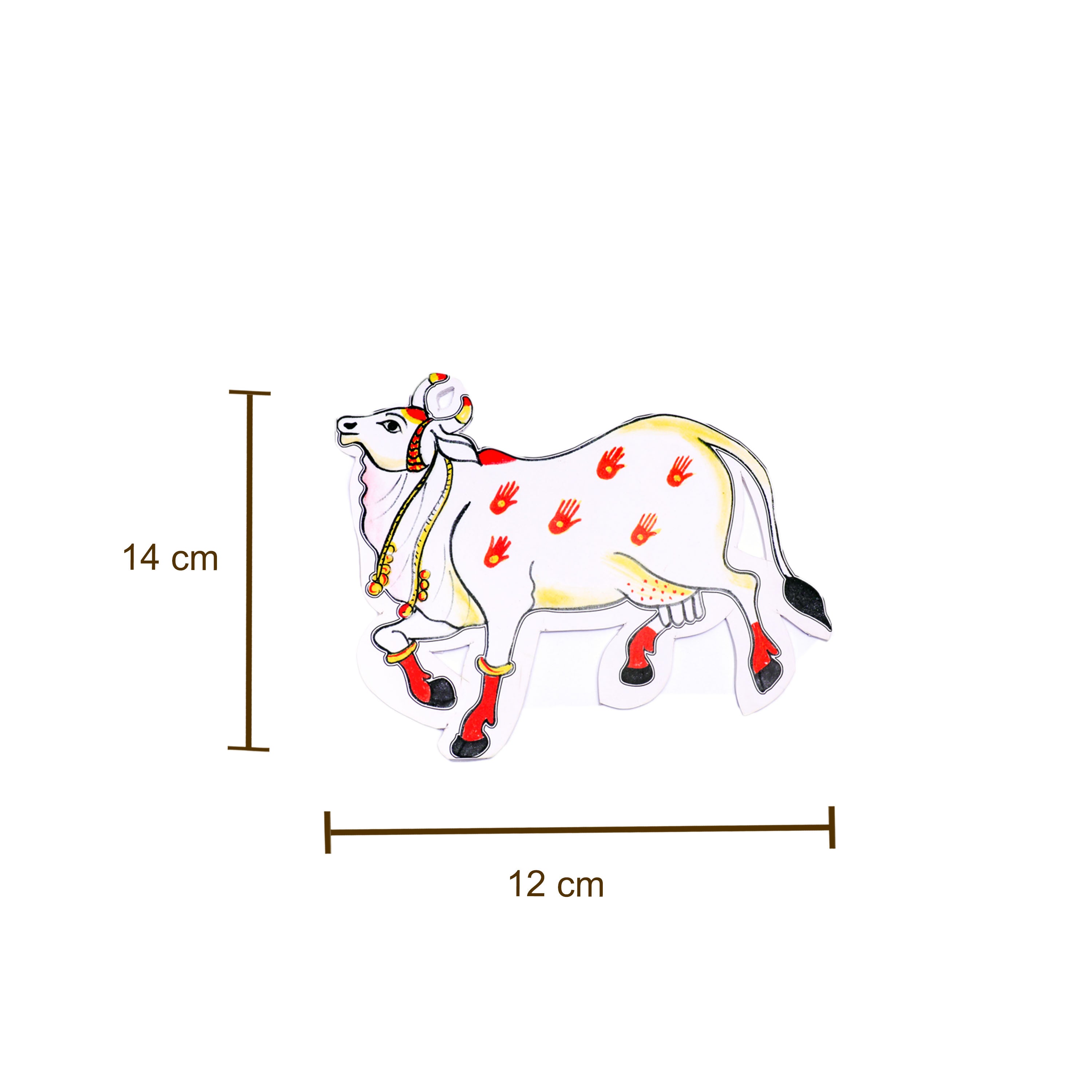Pooja room cow decor cutouts