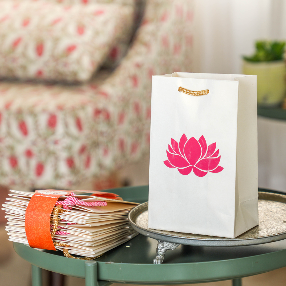 Lotus Handbags for Gift Wrapping