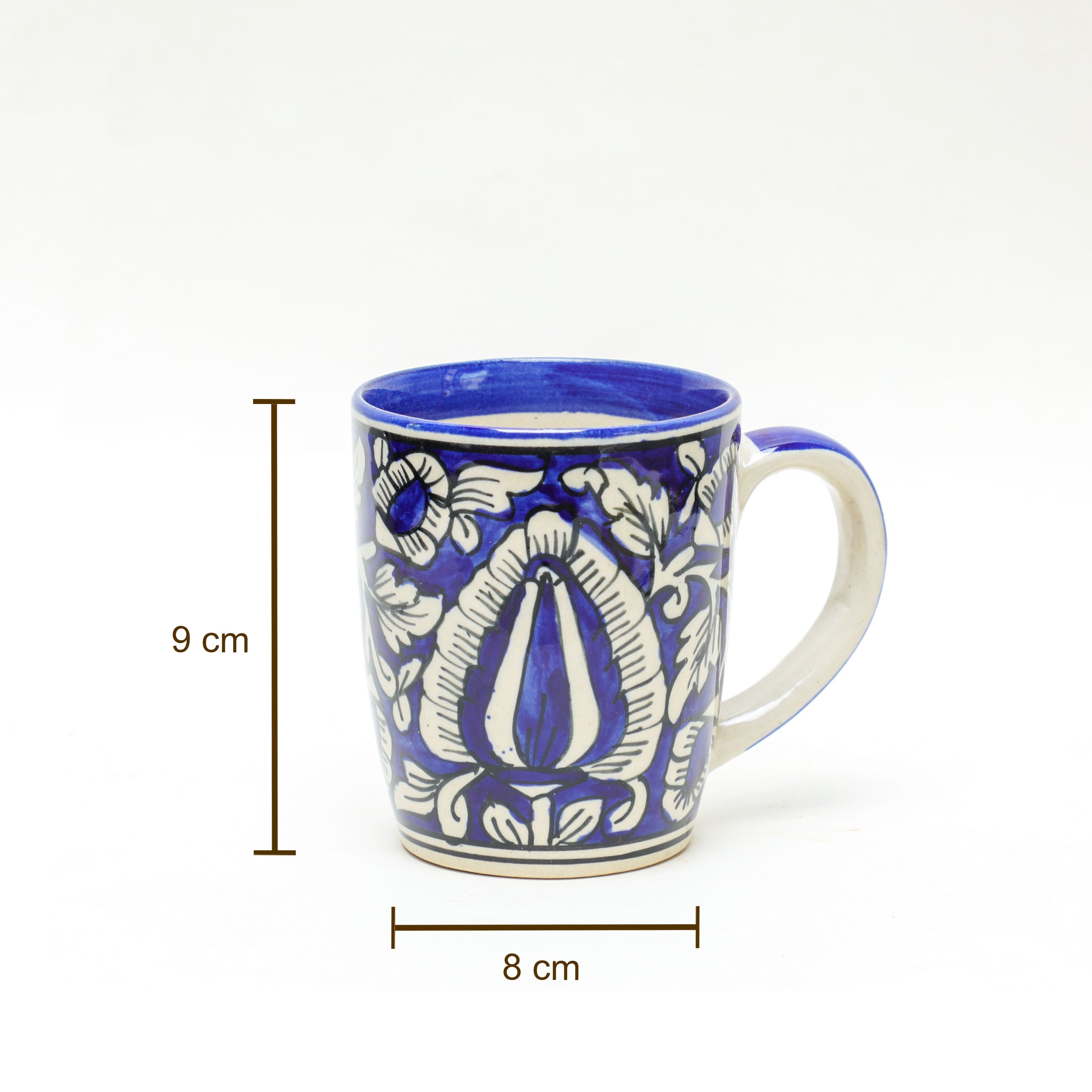 Buy Indian Traditional Muggu Design Coffee Mug from Desifavors