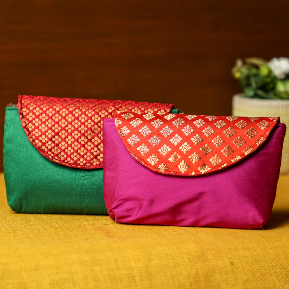 Handloom Wedding pouches for gifting