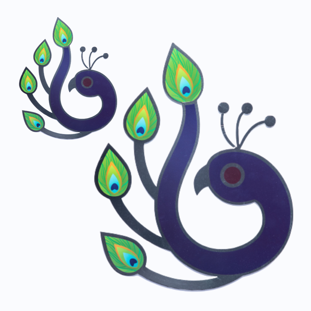 Indian Motif Peacock Cutouts for Weddings and Pooja