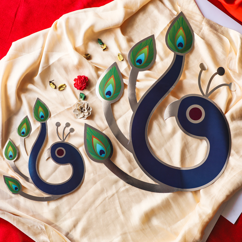 Peacock cutouts for Indian Wedding Backdrop decor