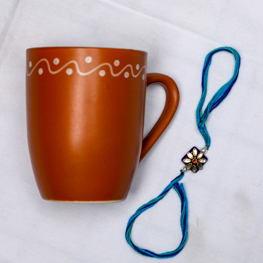 Coffee Mug and Rakhi Thread Combo