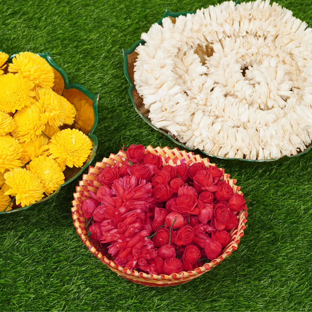 Pooja Ceremony Ingredient Baskets for Sale