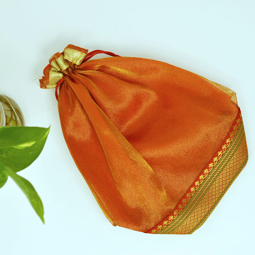 Small Organza, Jari Bags for return gifts - Gold – minimal affairs