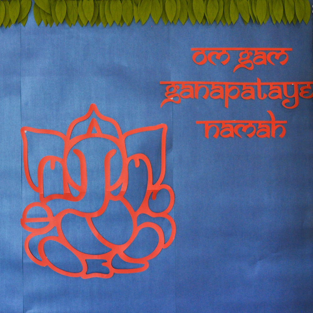 Plain Metallic Blue Paper for Indian DIY Backdrops