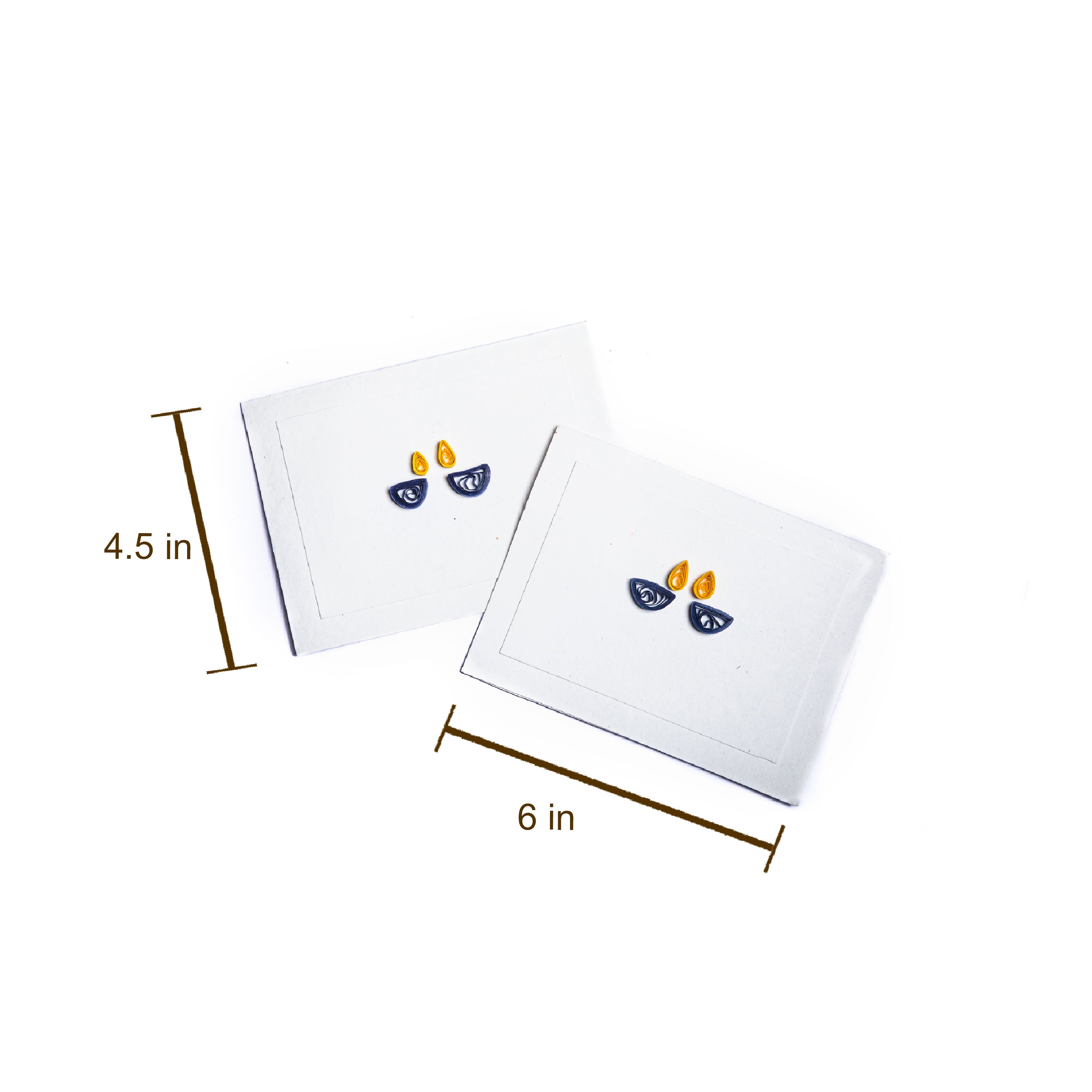 White Greeting Cards for Personal wishes this Diwali