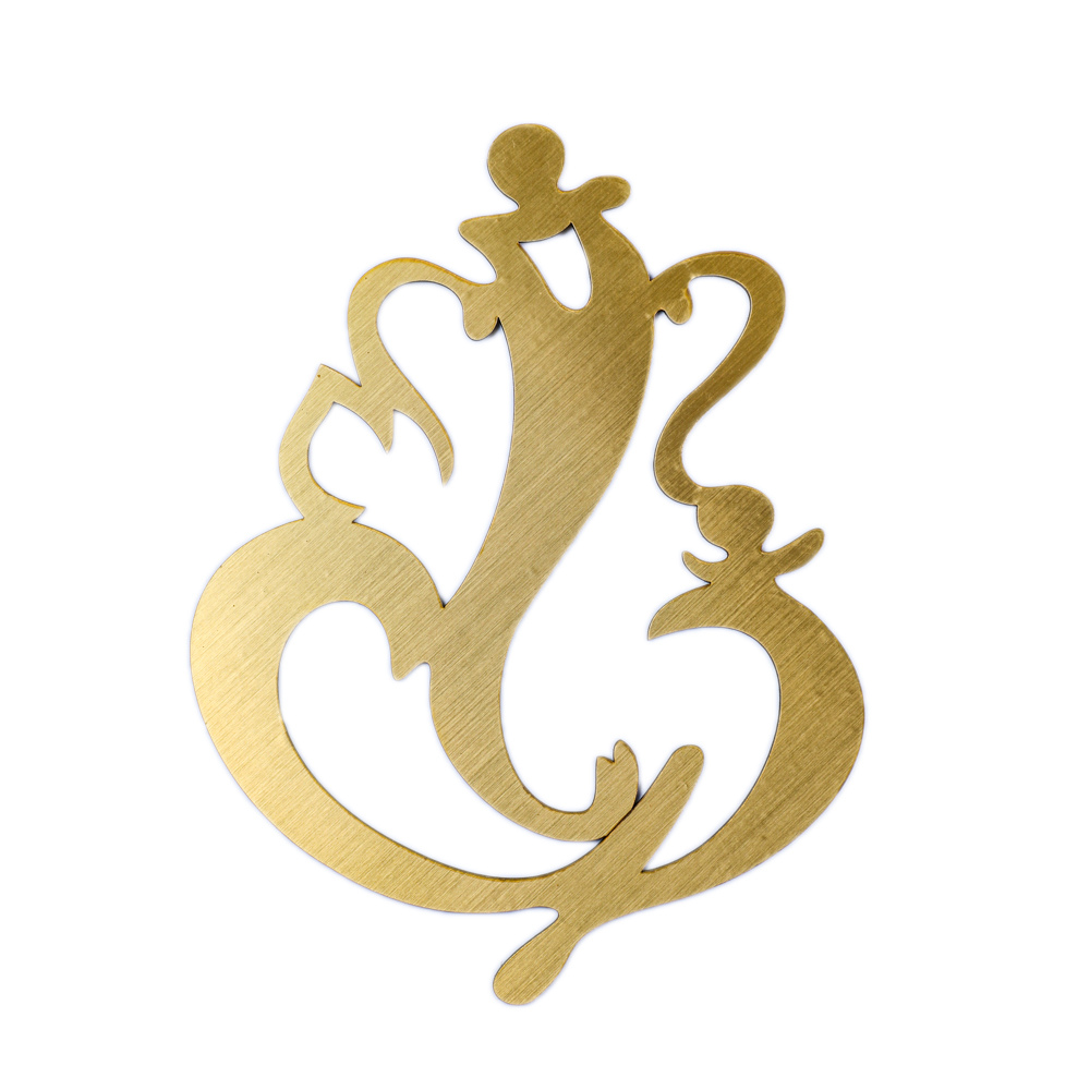 Golden Ganesha Cutout for Pooja Ceremonies in the USA