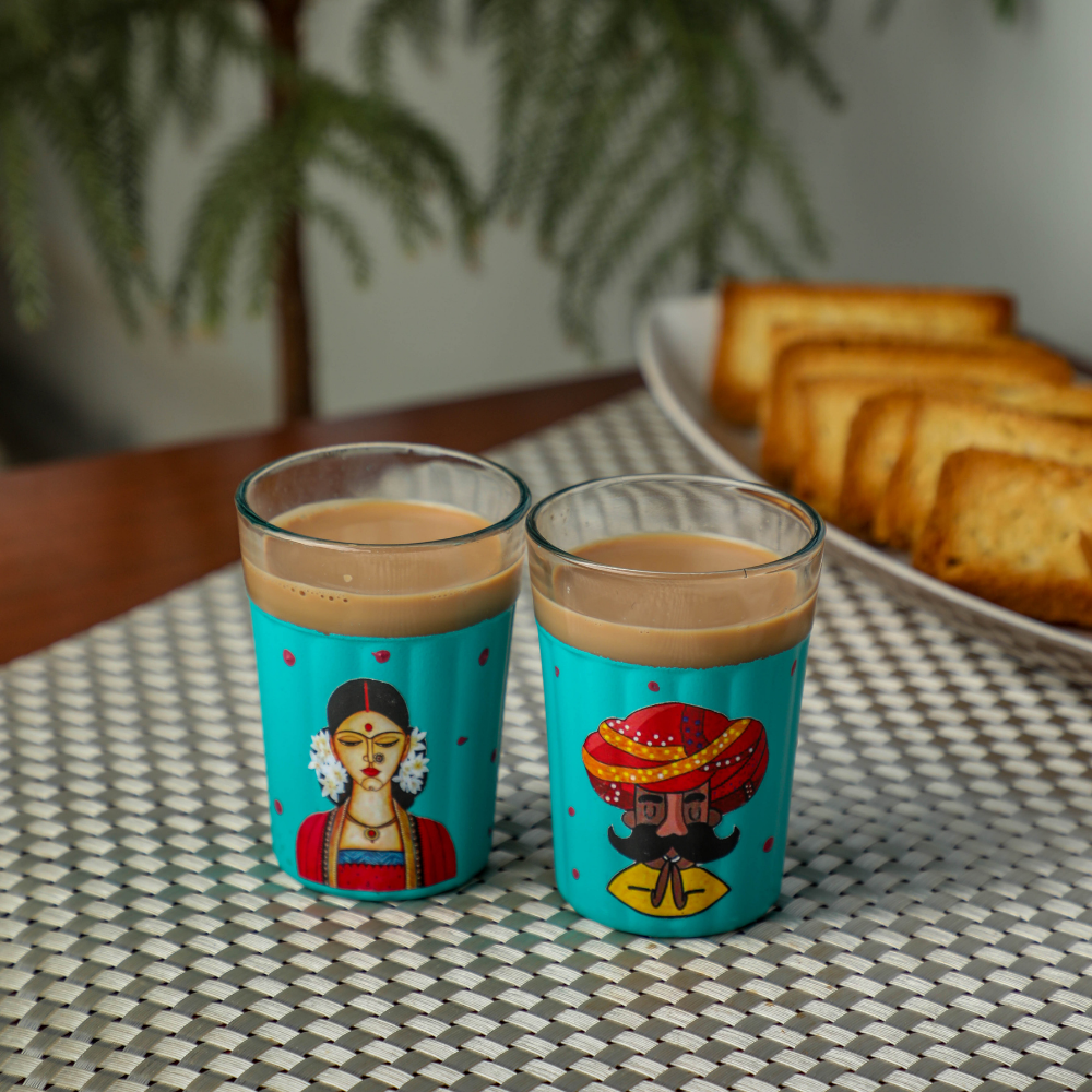 Printed Chai Glasses for Return gifting in the USA