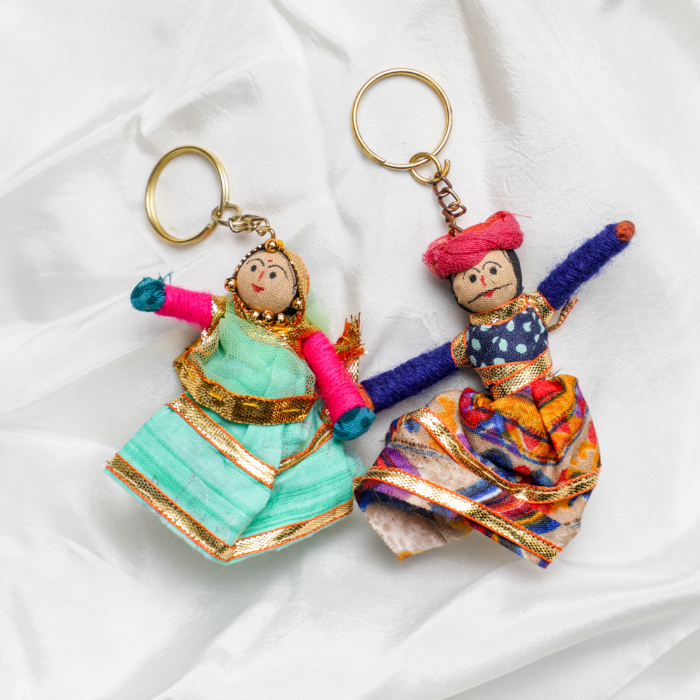 Puppet Keychains Shop Rajasthani Puppet Keychains for Gifting from Desifavors
