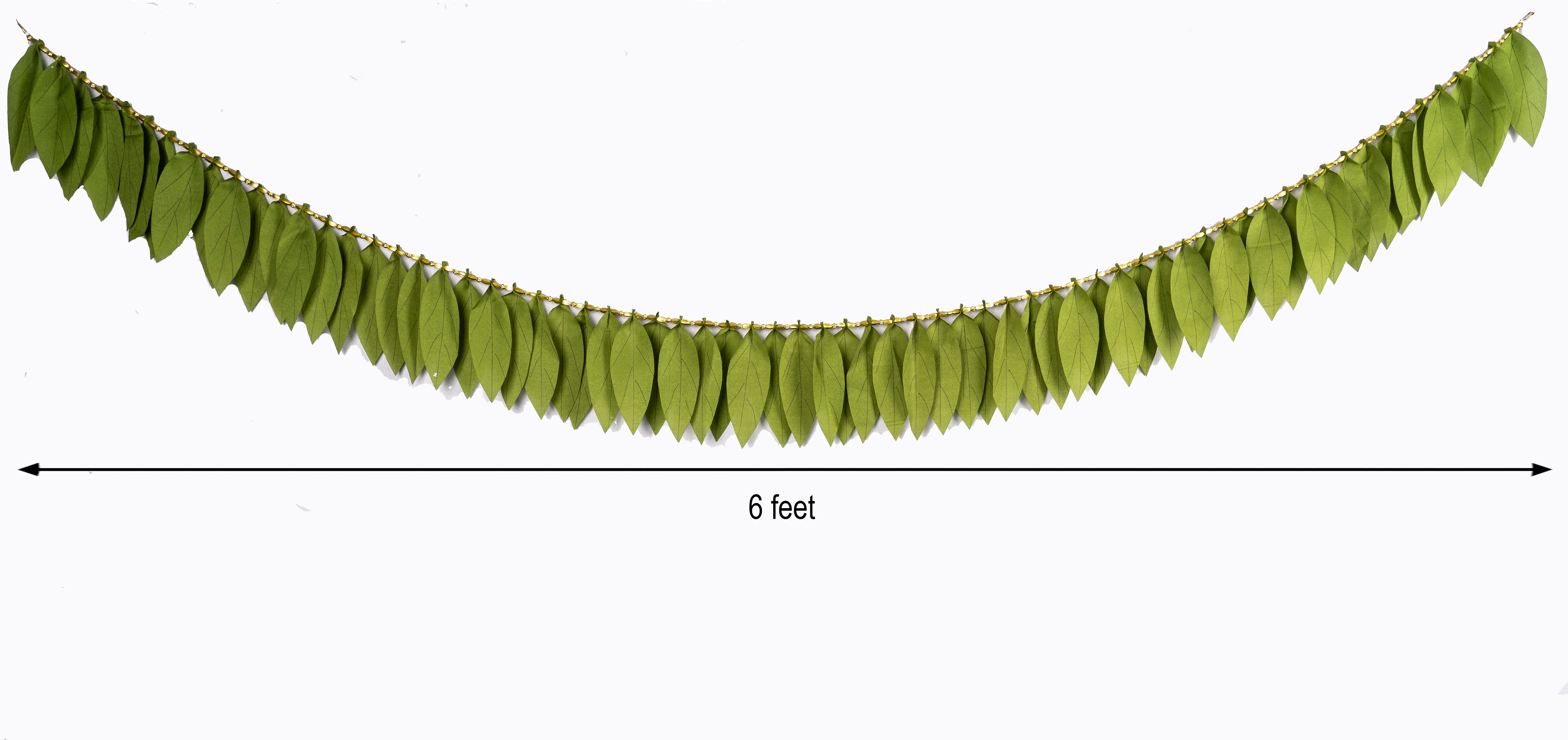 Indian Mango Leaf Toran for Traditional Decorations