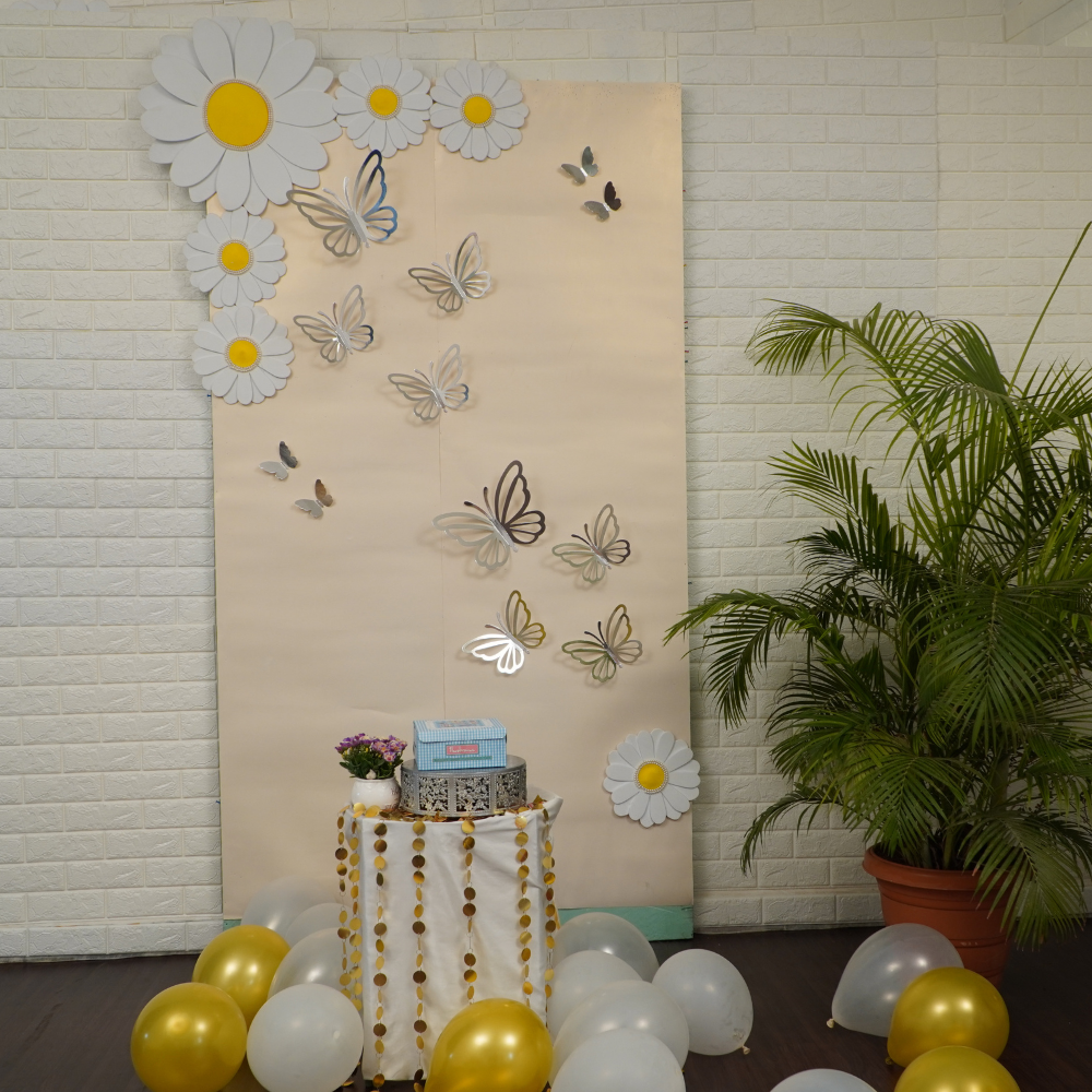 Daisy theme props for party and pooja decoration