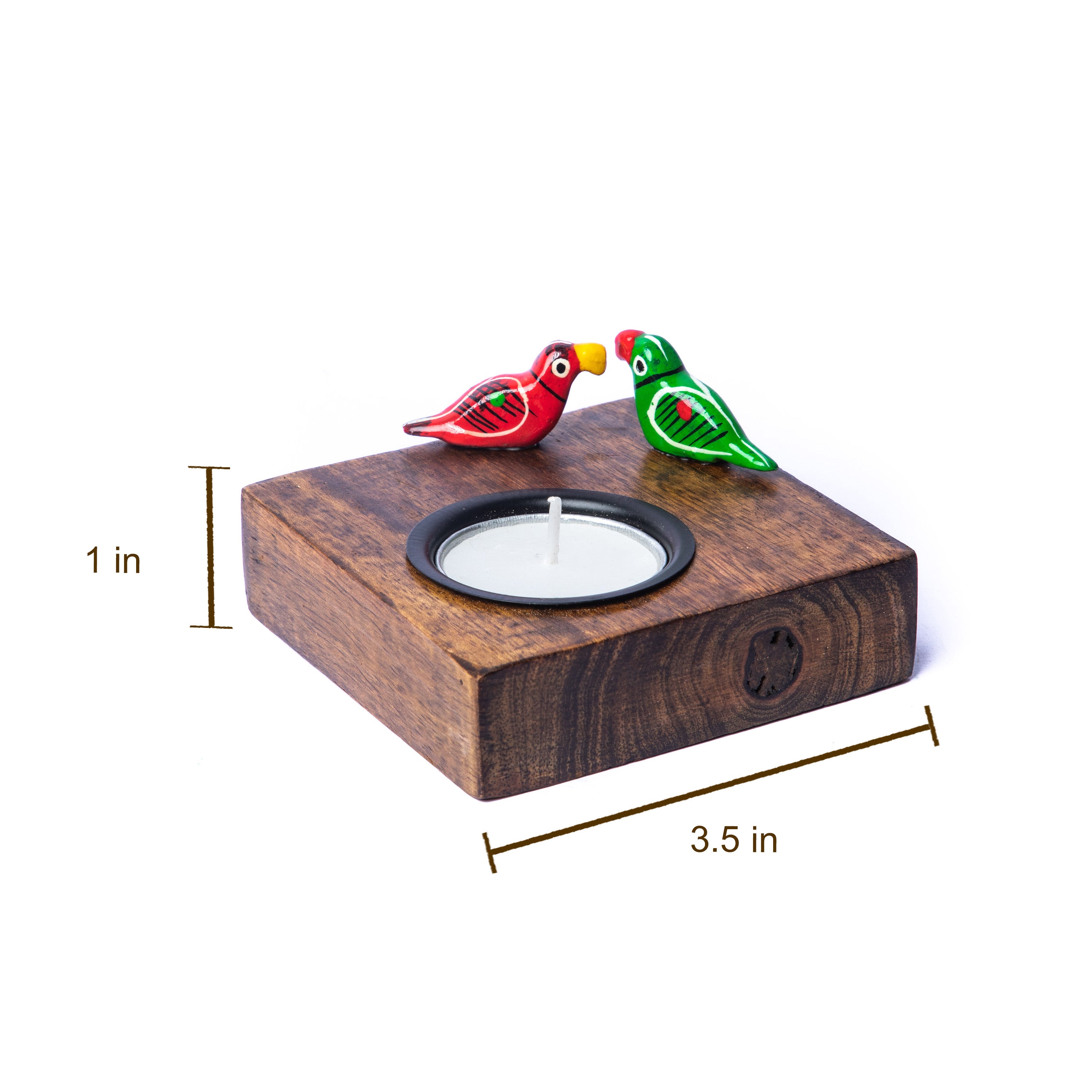Birds tealight holder for decoration