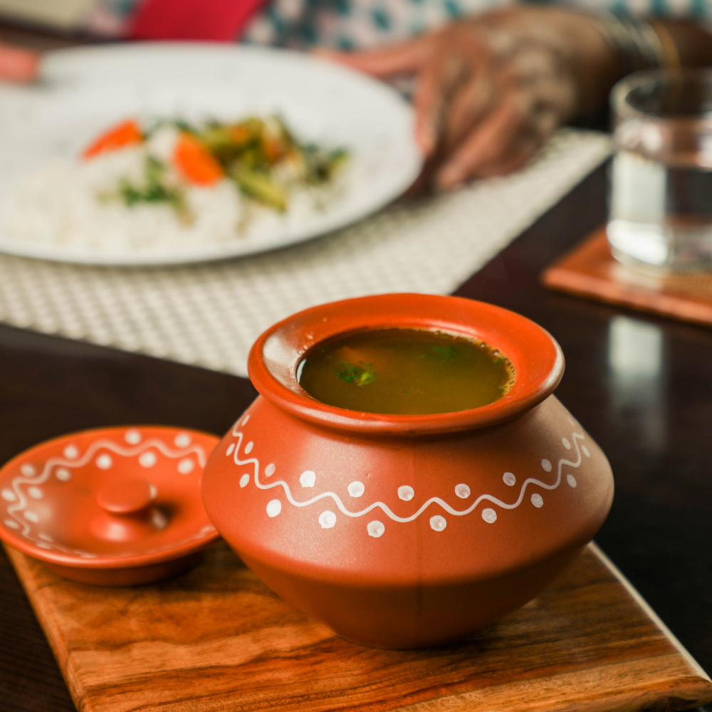 Ceramic top serving dishes